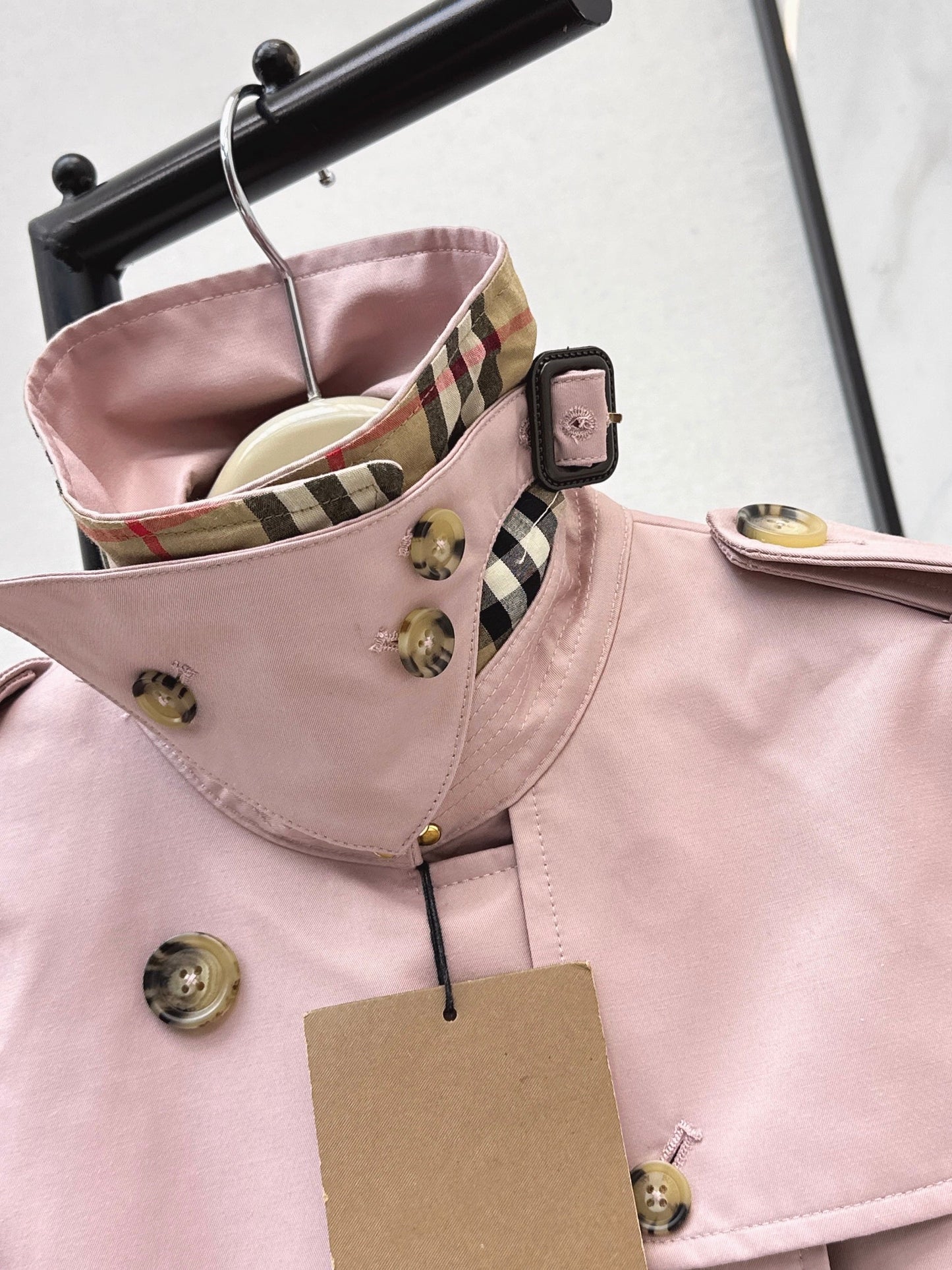 26SS NEUER zweireihiger Trenchcoat
