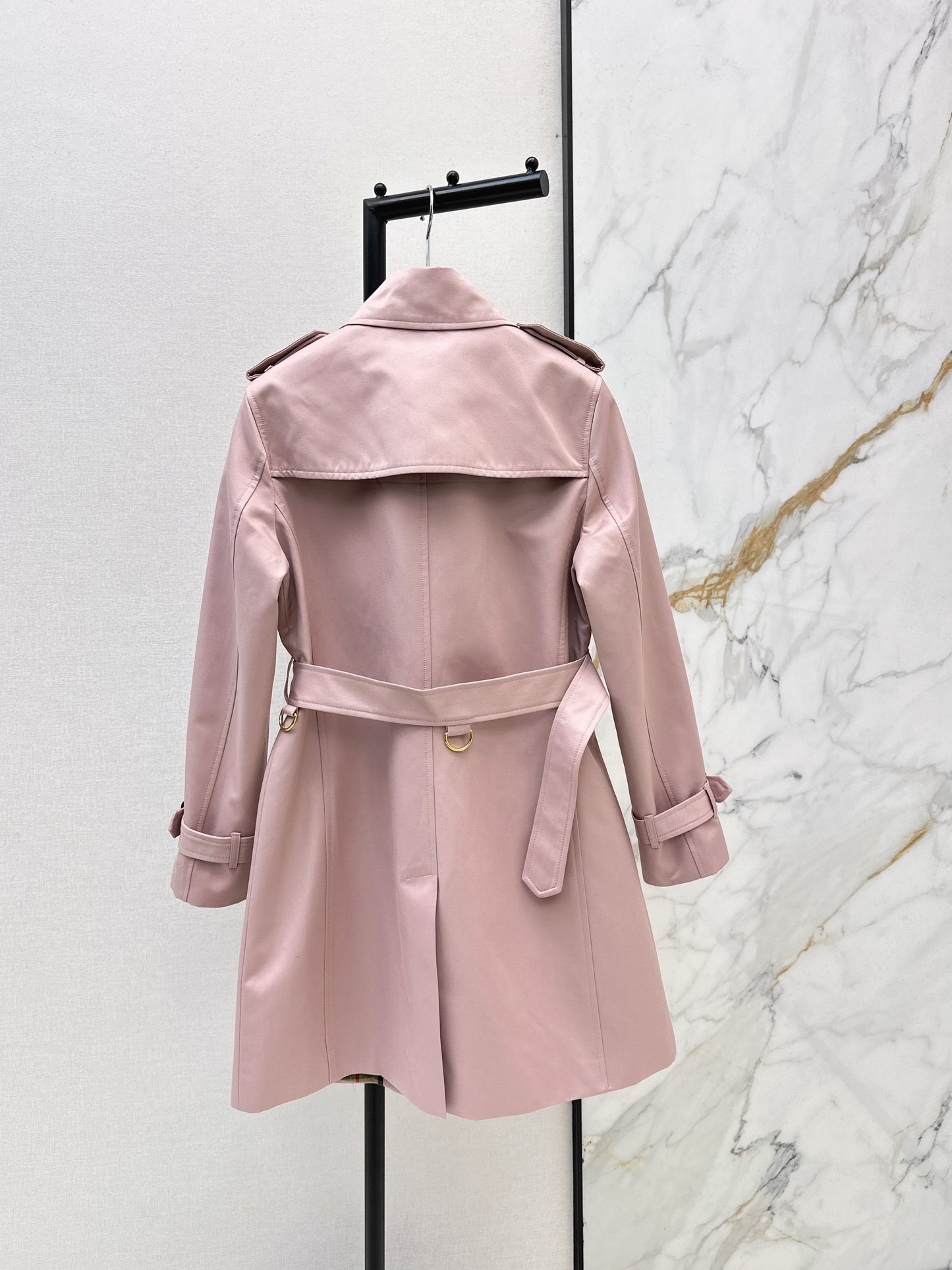 26SS NEUER zweireihiger Trenchcoat