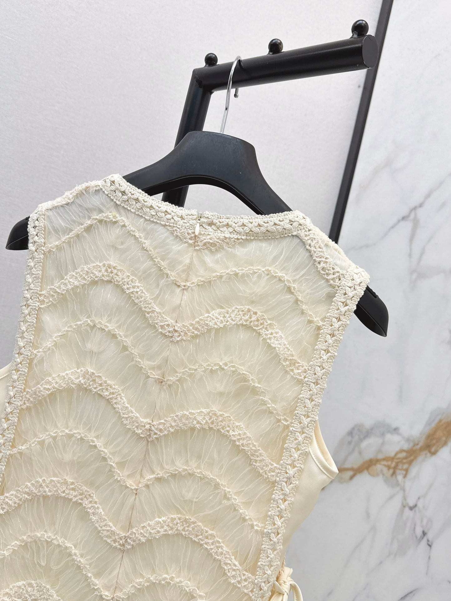 26SS NEW woven contract chiffon dress