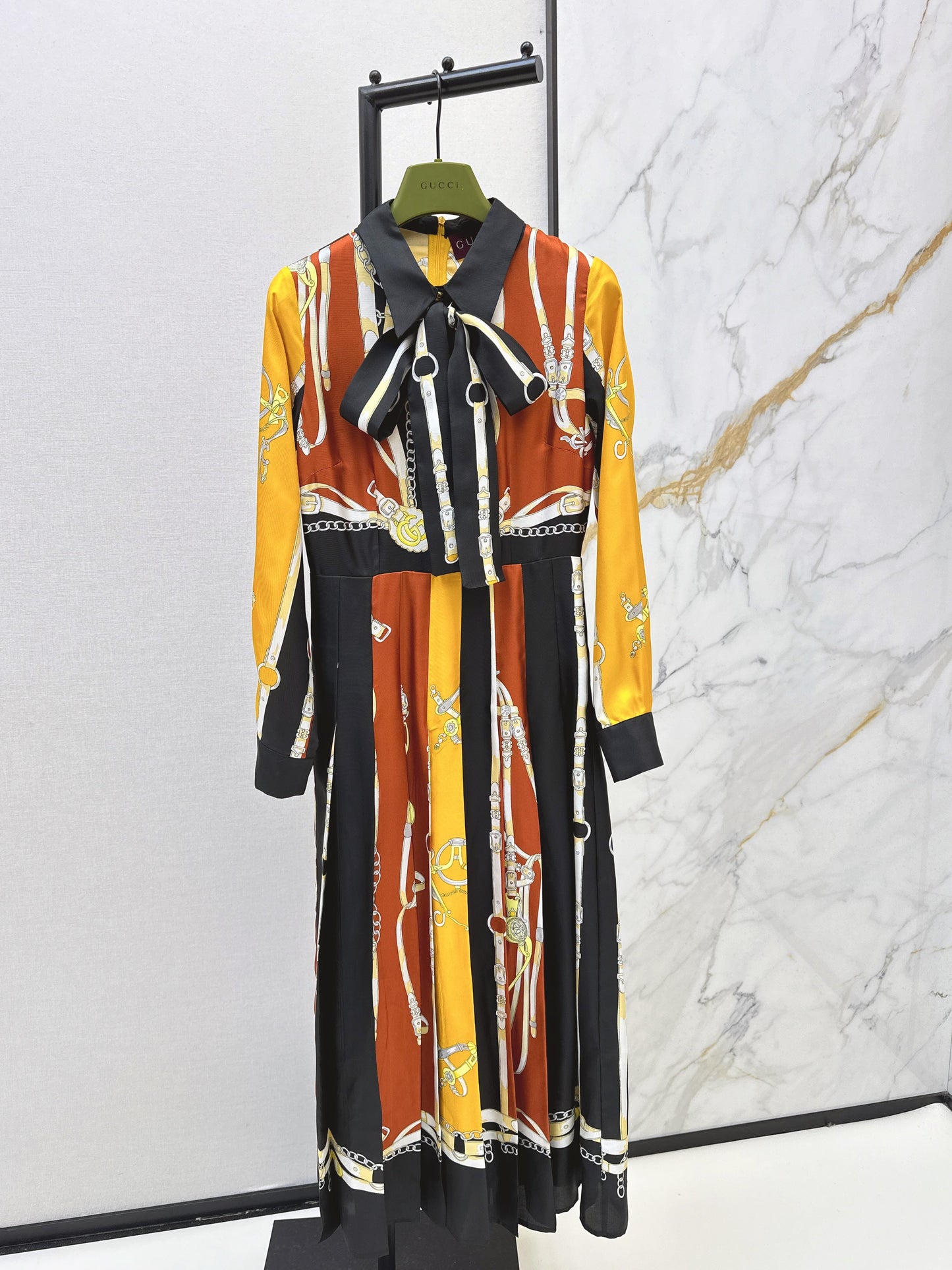 26SS NEW 3d print silk dress