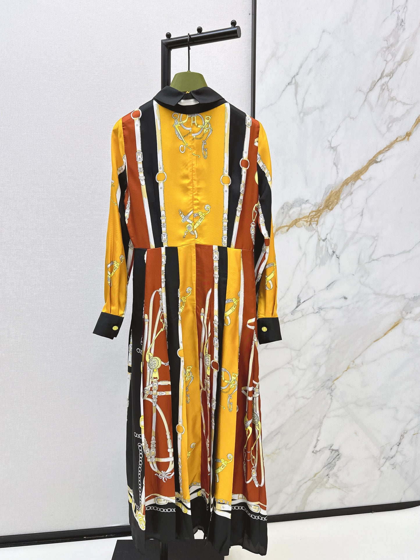26SS NEW 3d print silk dress