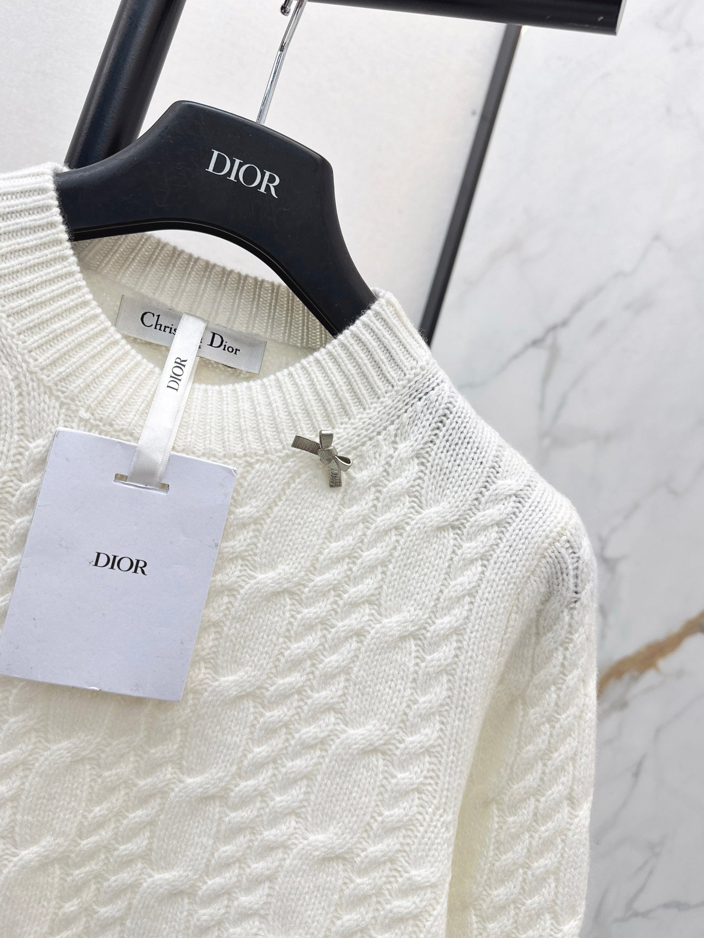 26SS NEW cable cashmere sweater