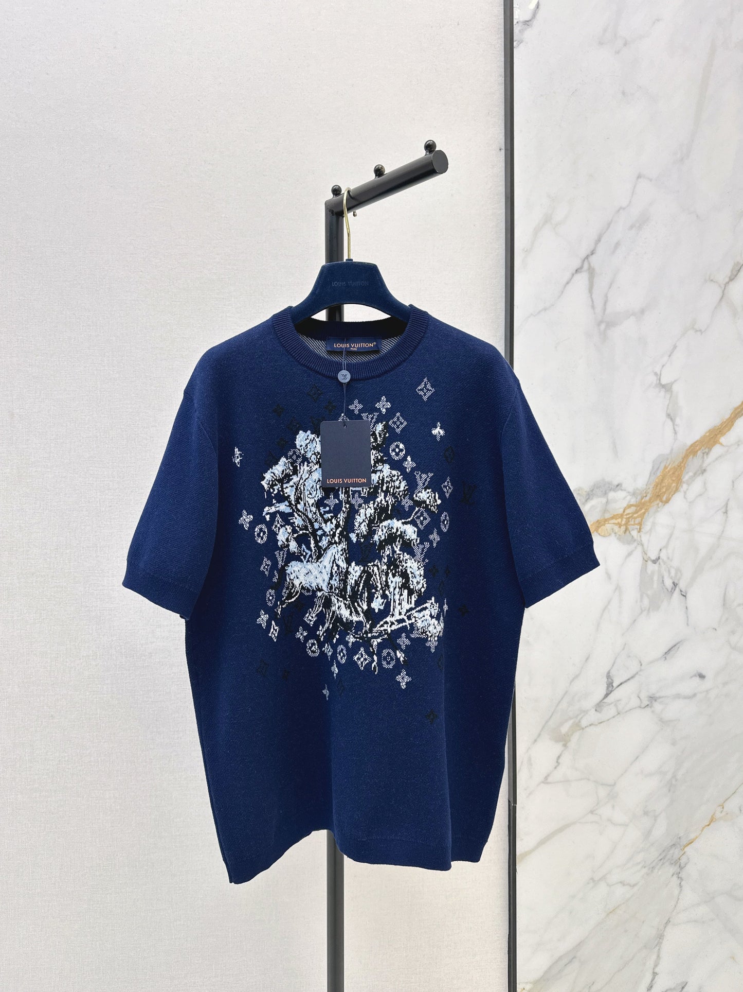 26SS NEUER Jacquard-Strickpullover
