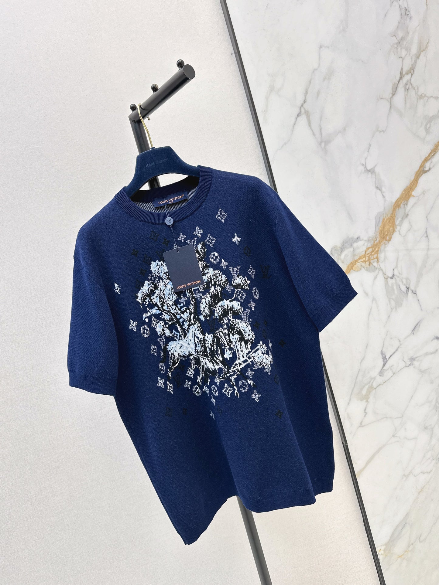 26SS NEUER Jacquard-Strickpullover