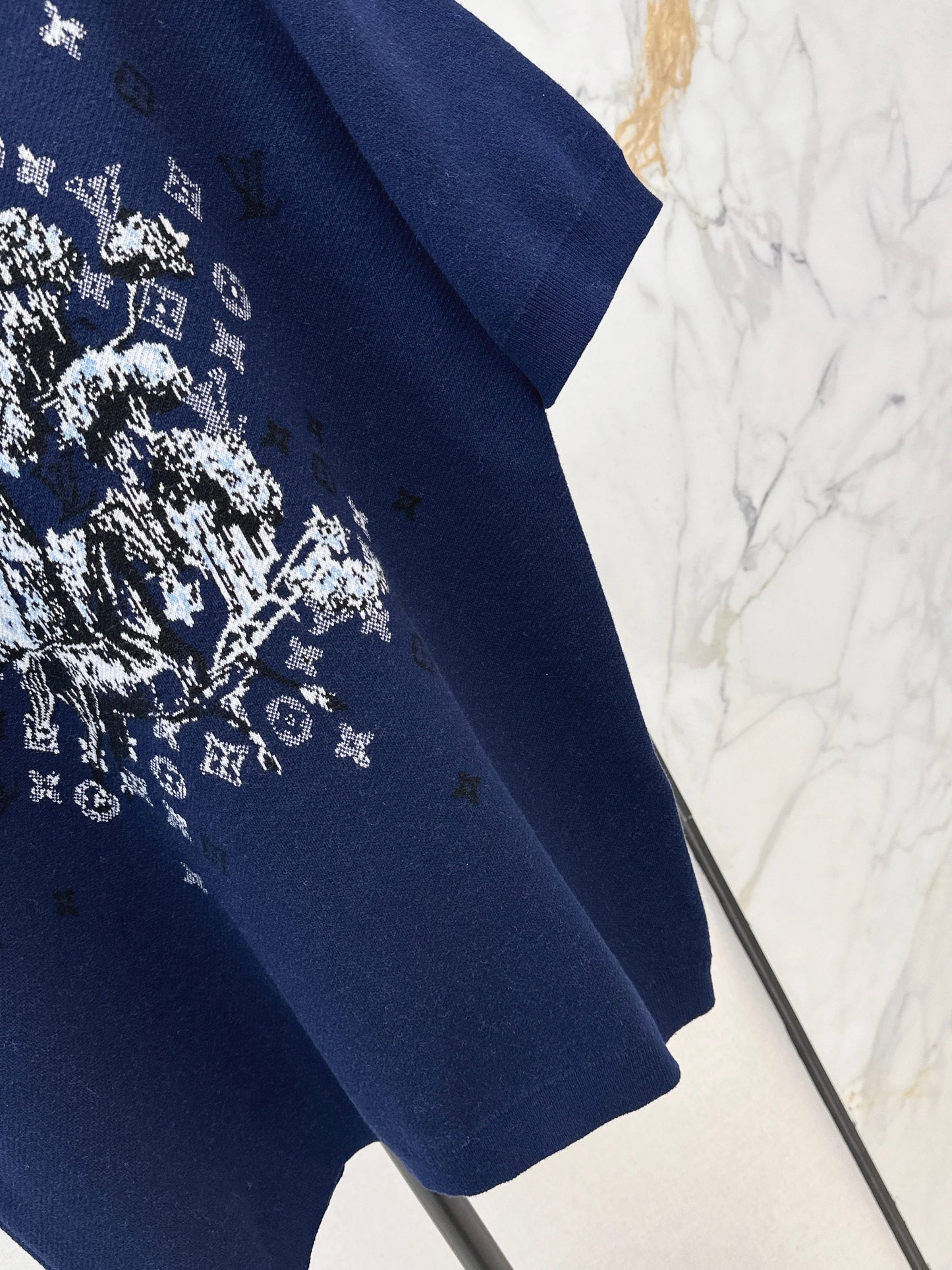 26SS NEUER Jacquard-Strickpullover