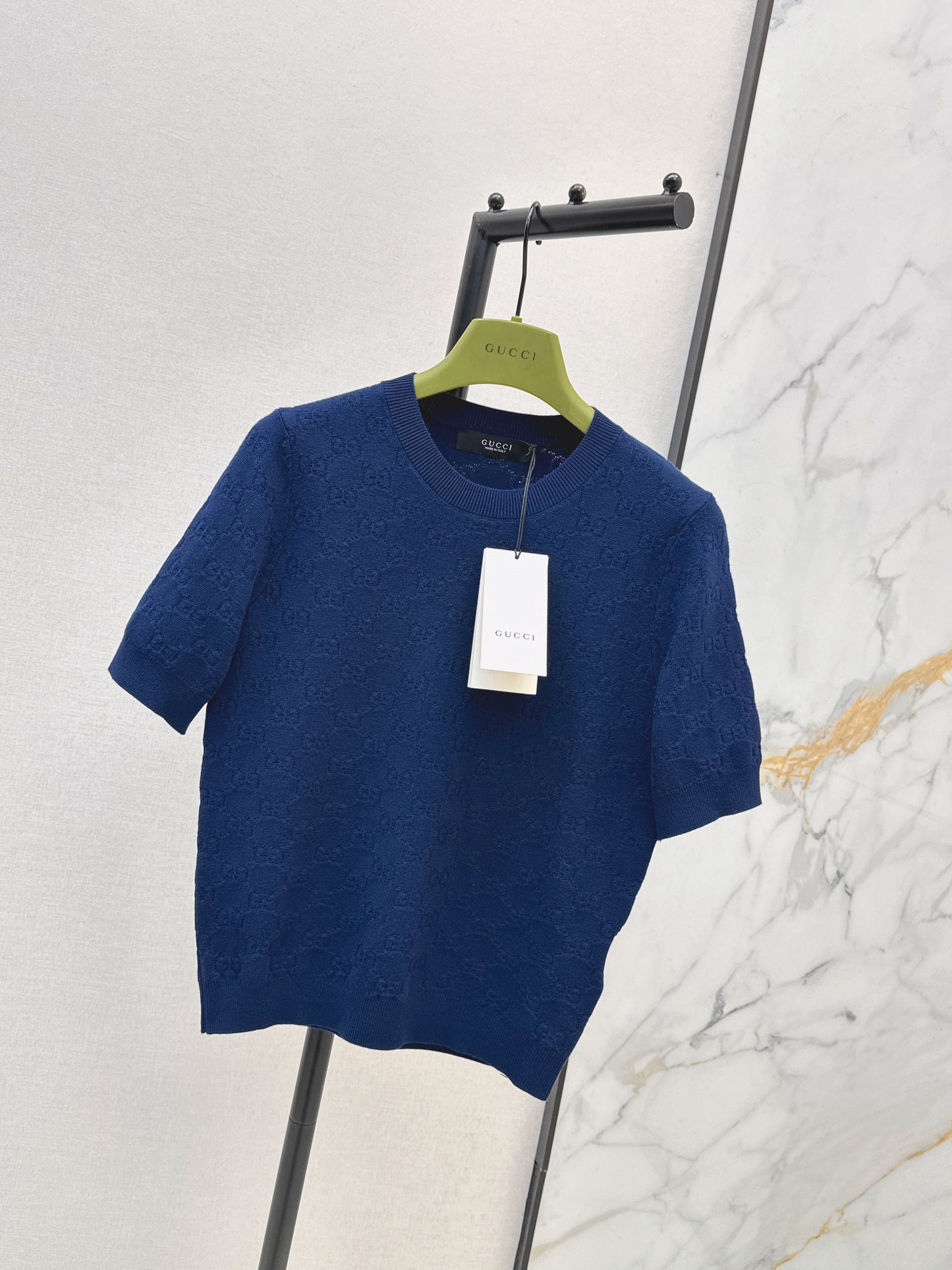 26SS NEUER Jacquard-Strickpullover