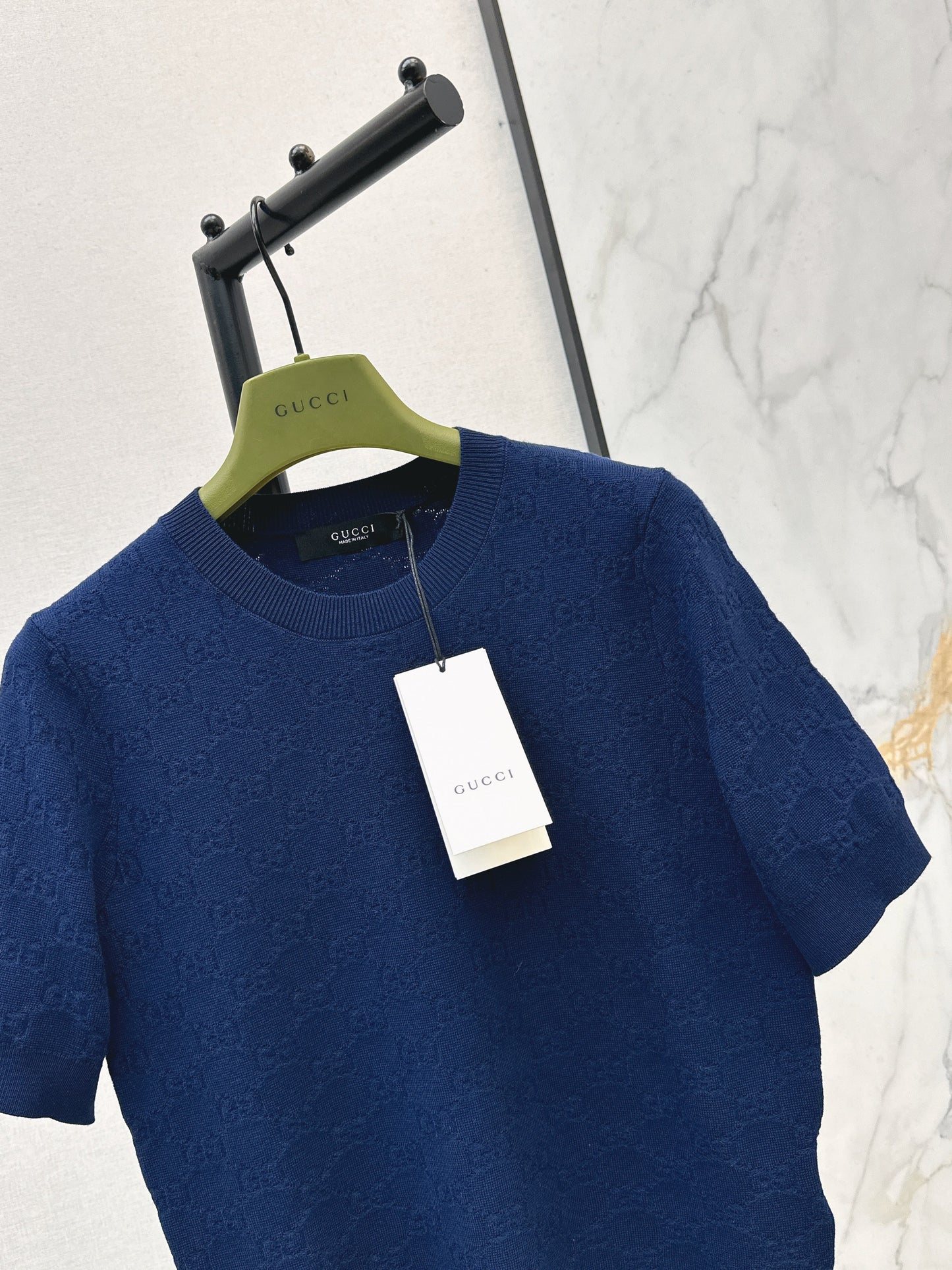 26SS NEUER Jacquard-Strickpullover