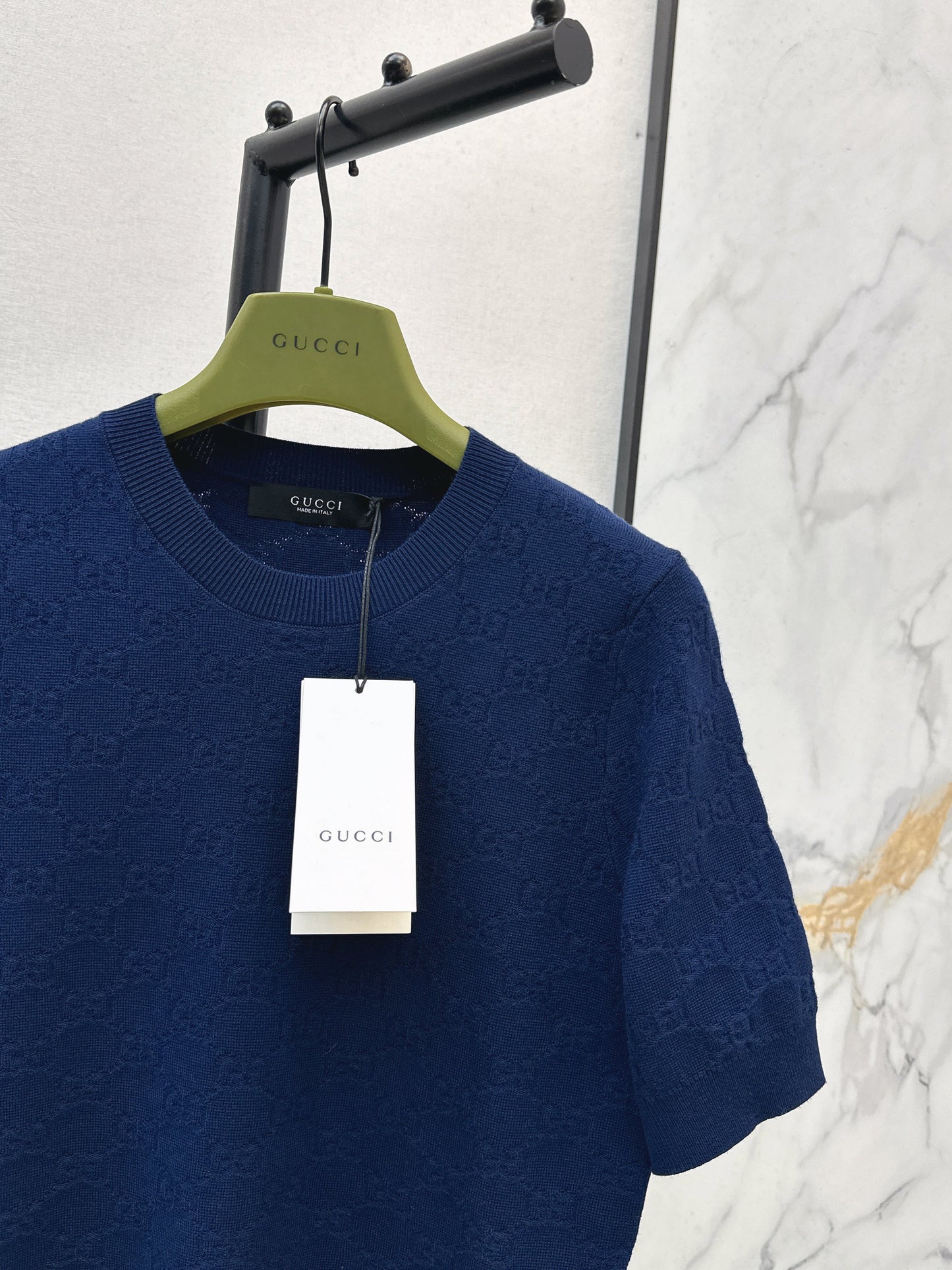 26SS NEUER Jacquard-Strickpullover