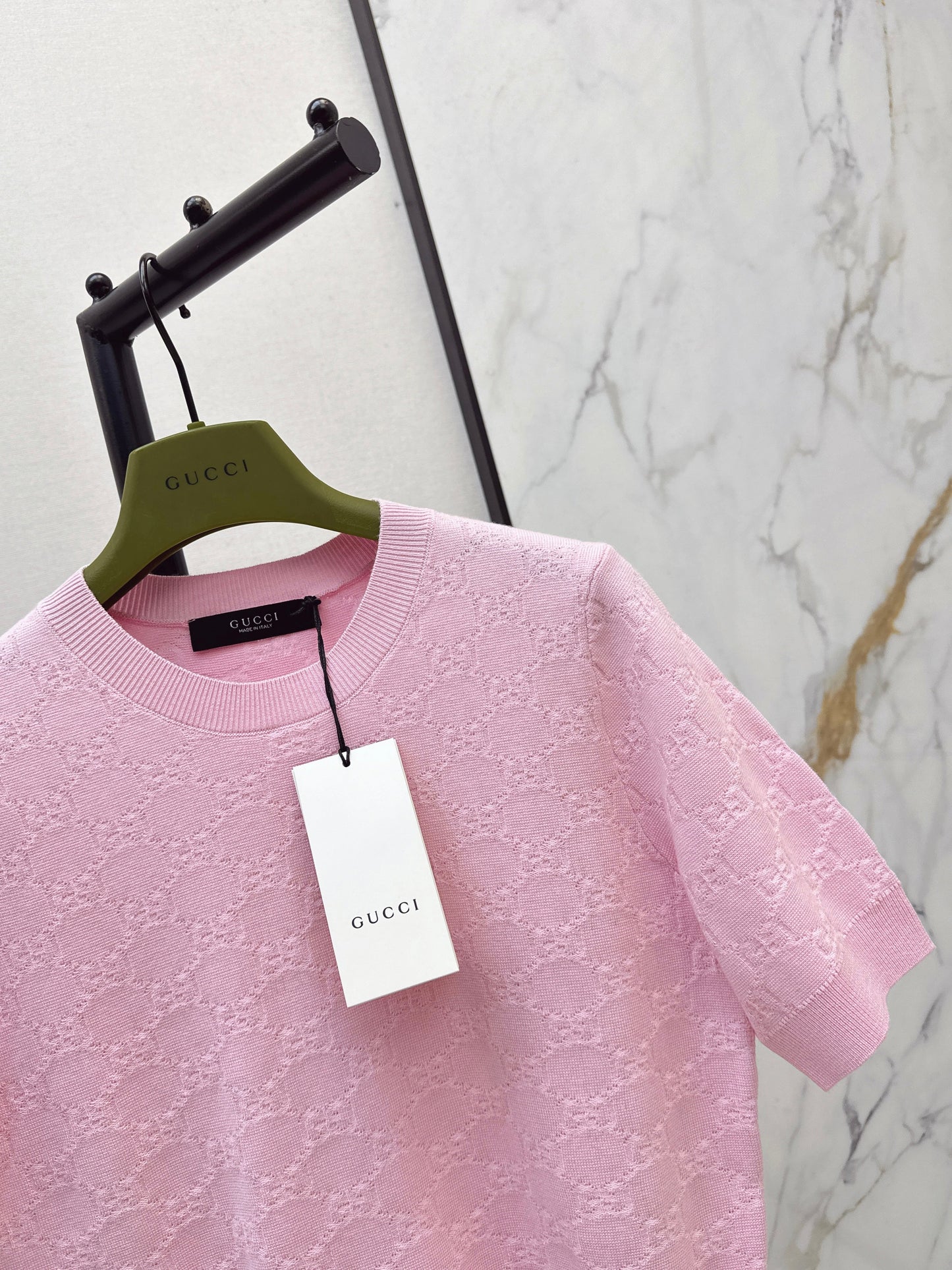 26SS NEUER Jacquard-Strickpullover