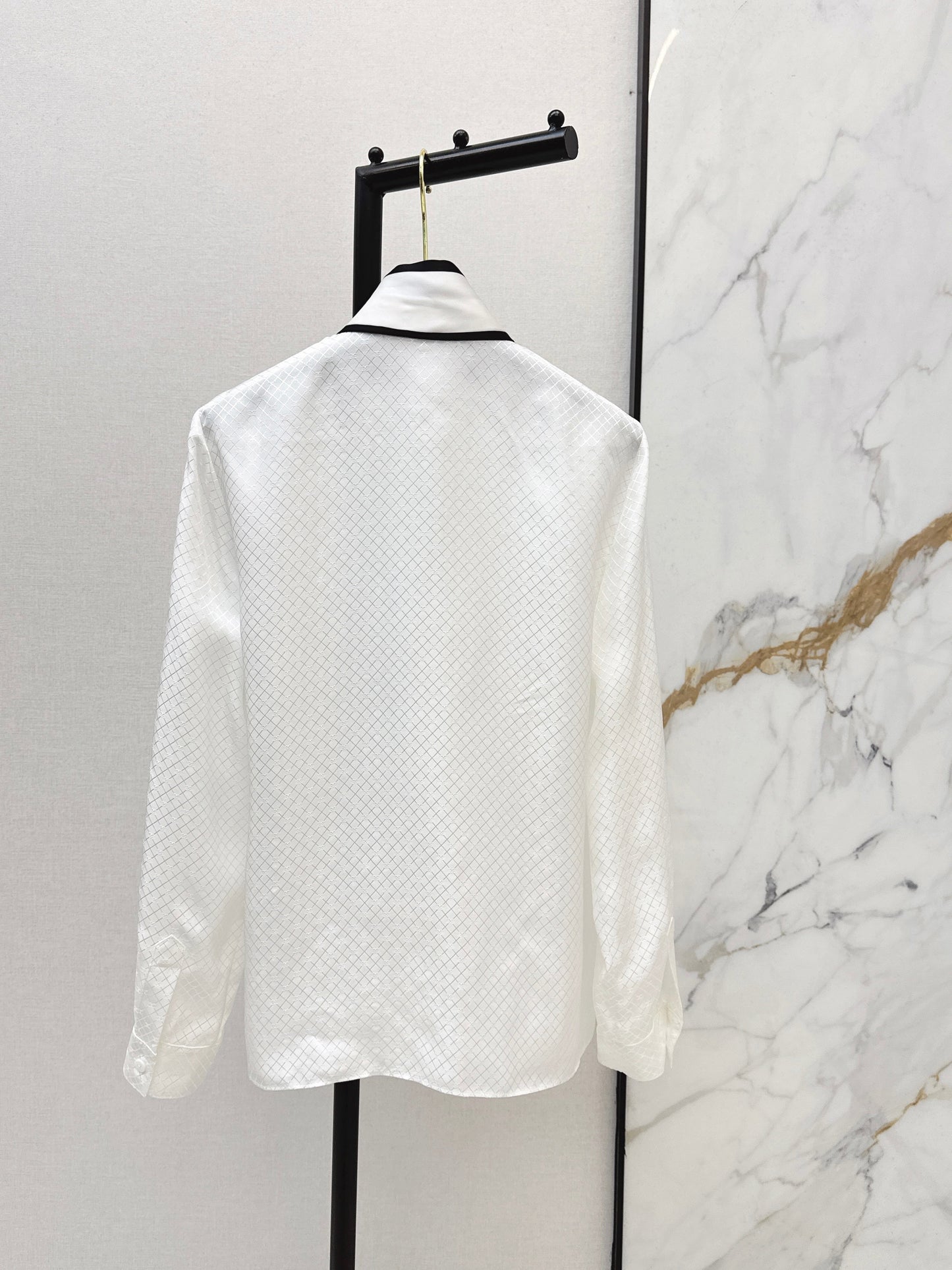 26SS NEW silk tie-neck shirts
