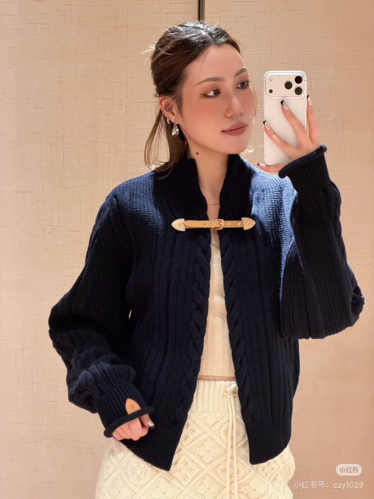 26SS NEW wool knitted cardigan