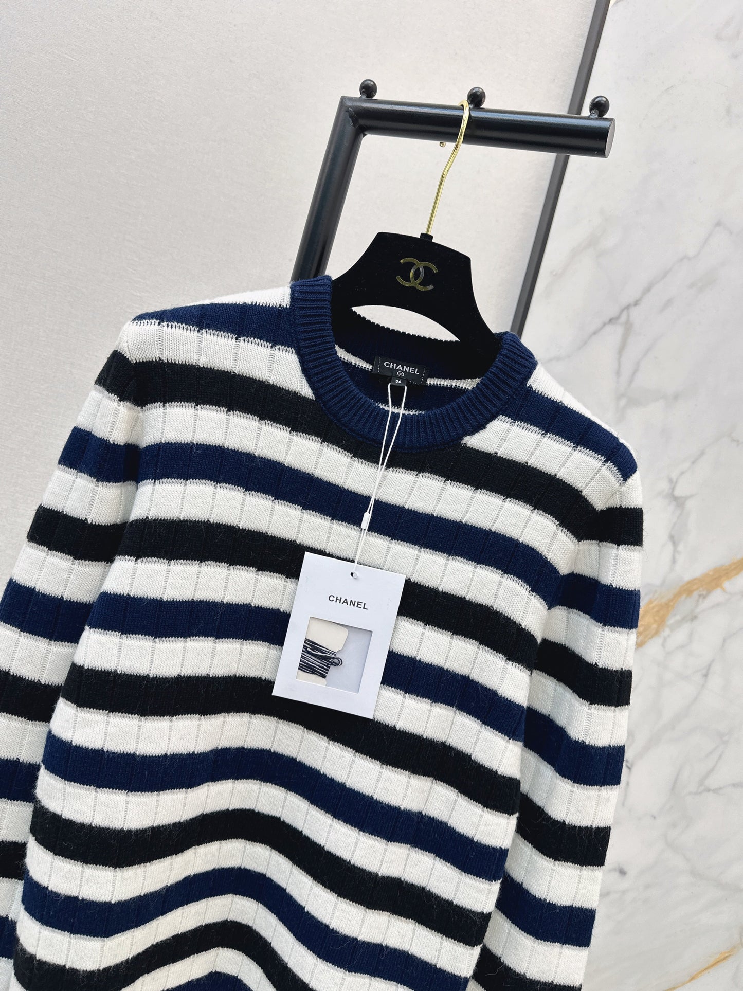 26SS NEW stripe knitted sweater