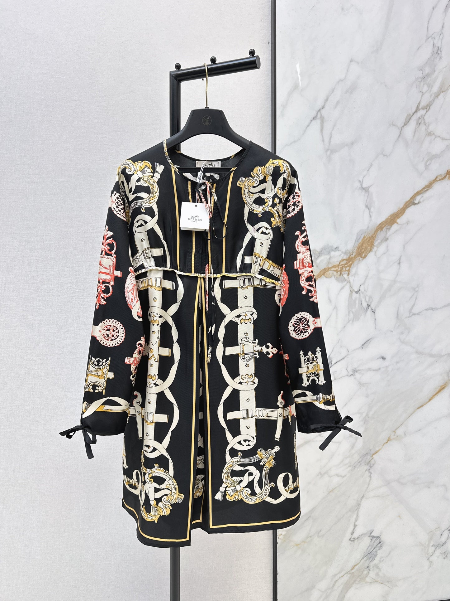 26SS NEW print silk dress