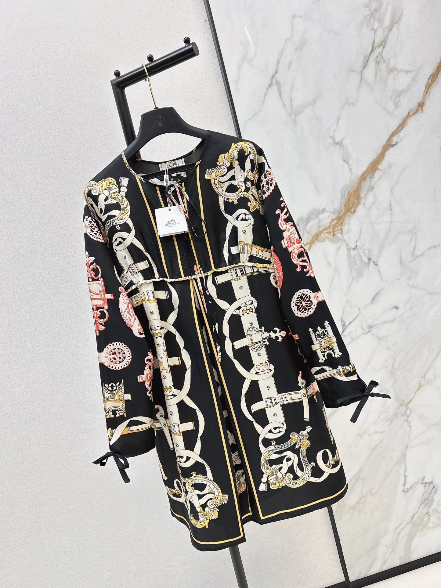 26SS NEW print silk dress