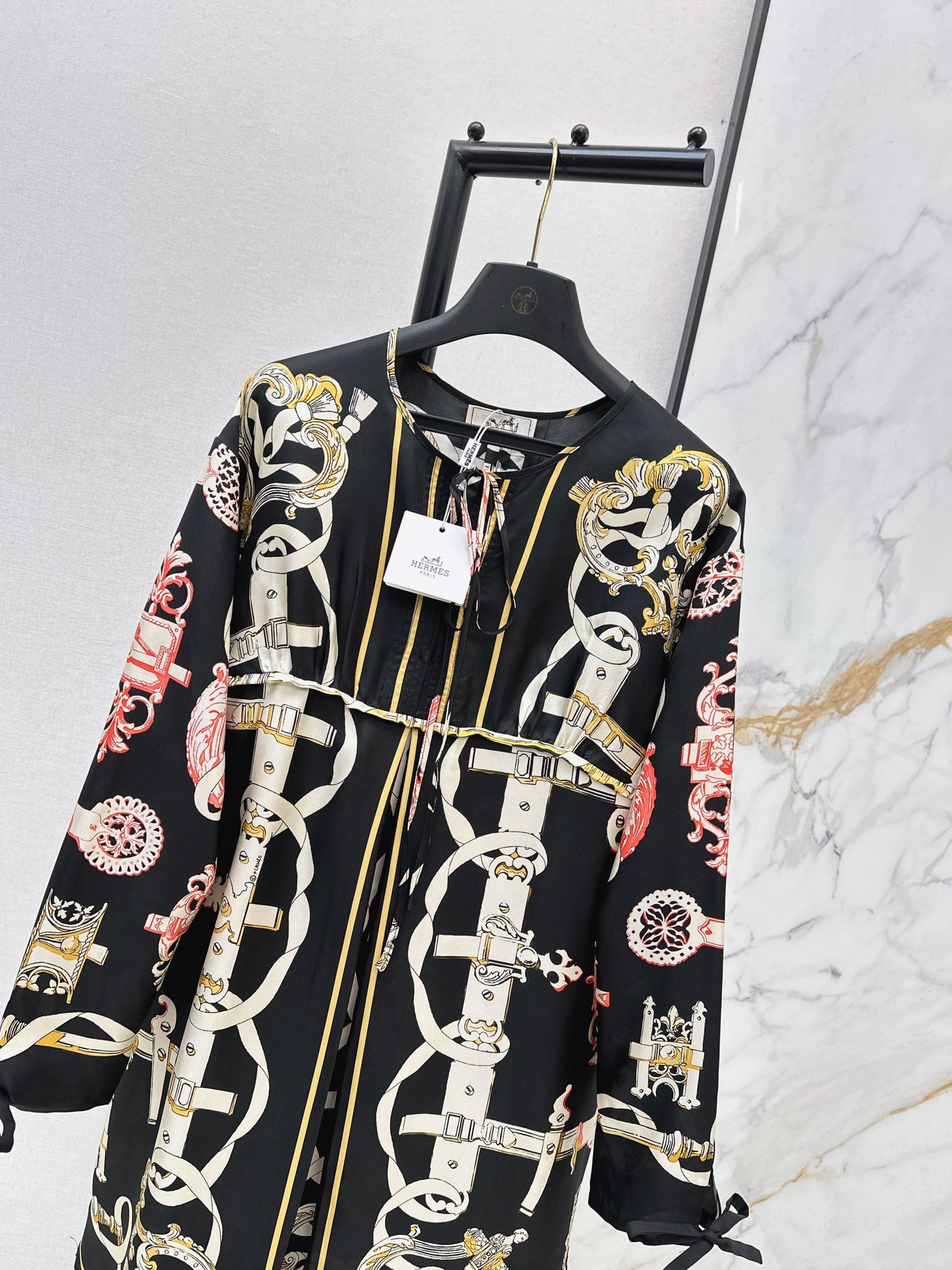 26SS NEW print silk dress
