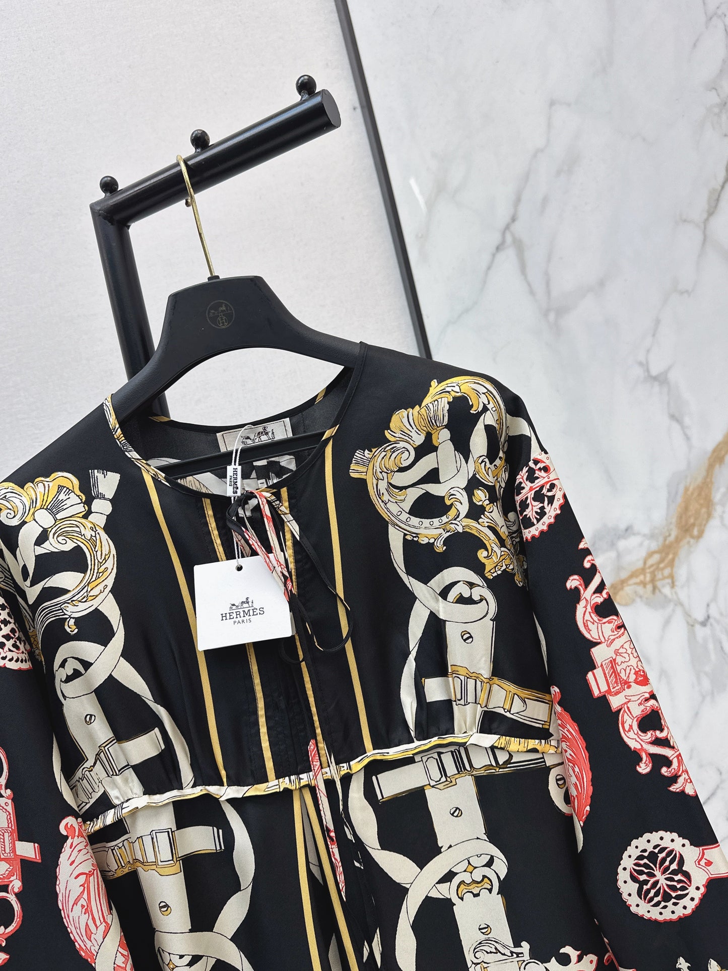 26SS NEW print silk dress