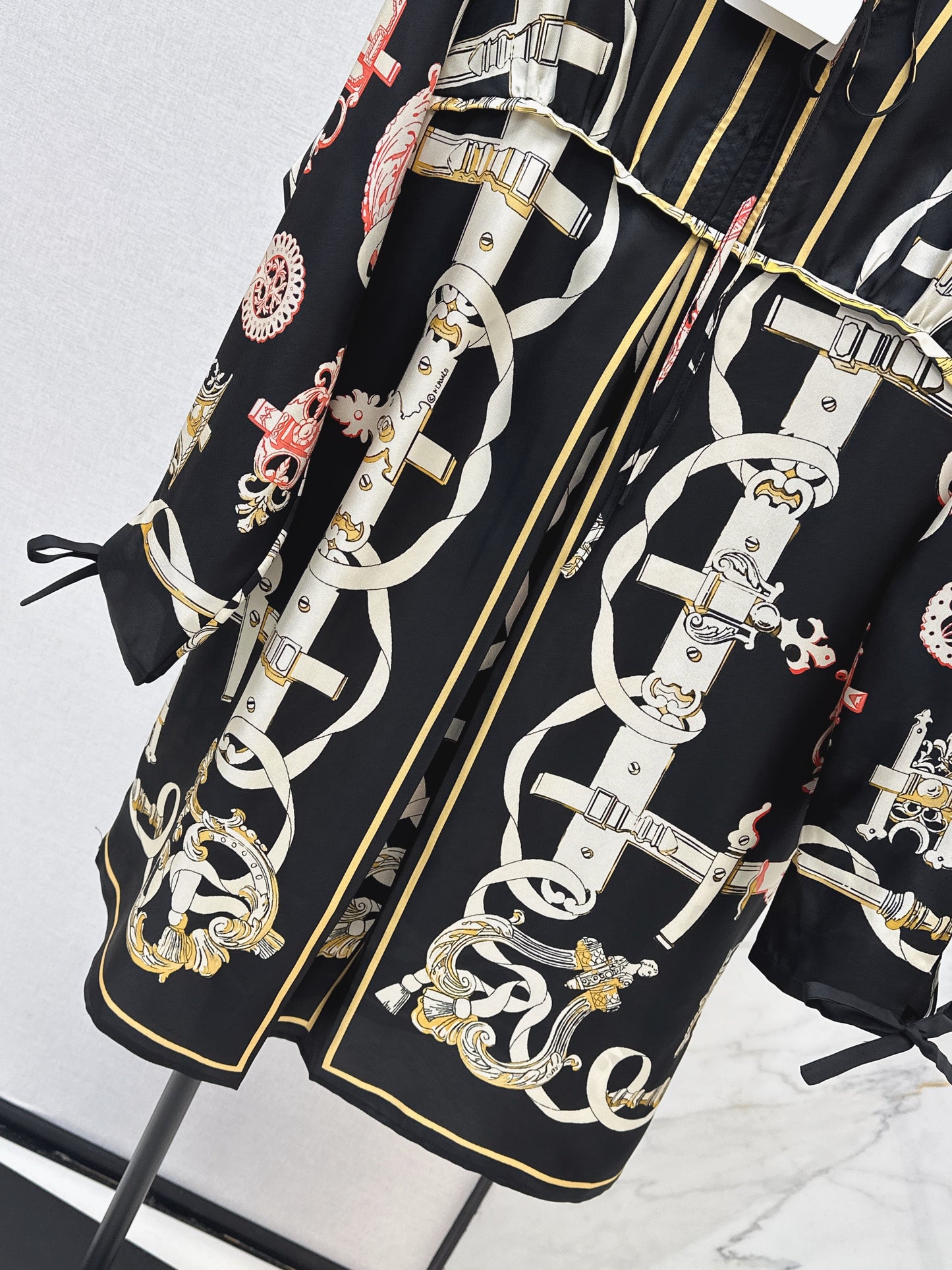 26SS NEW print silk dress
