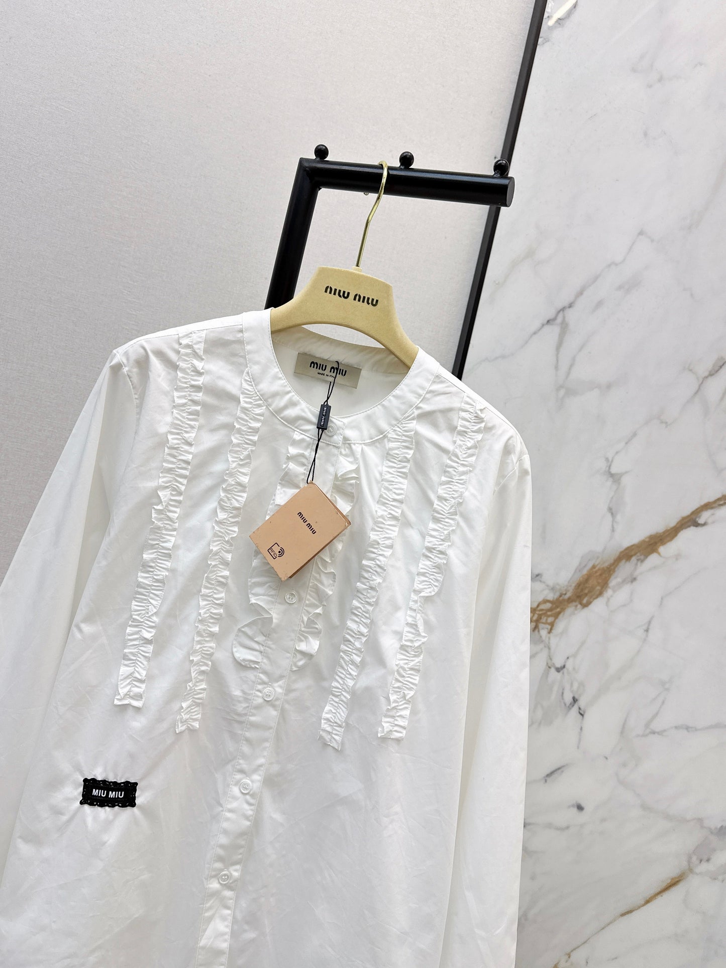 26SS NEW ruffle-trim lace shirts