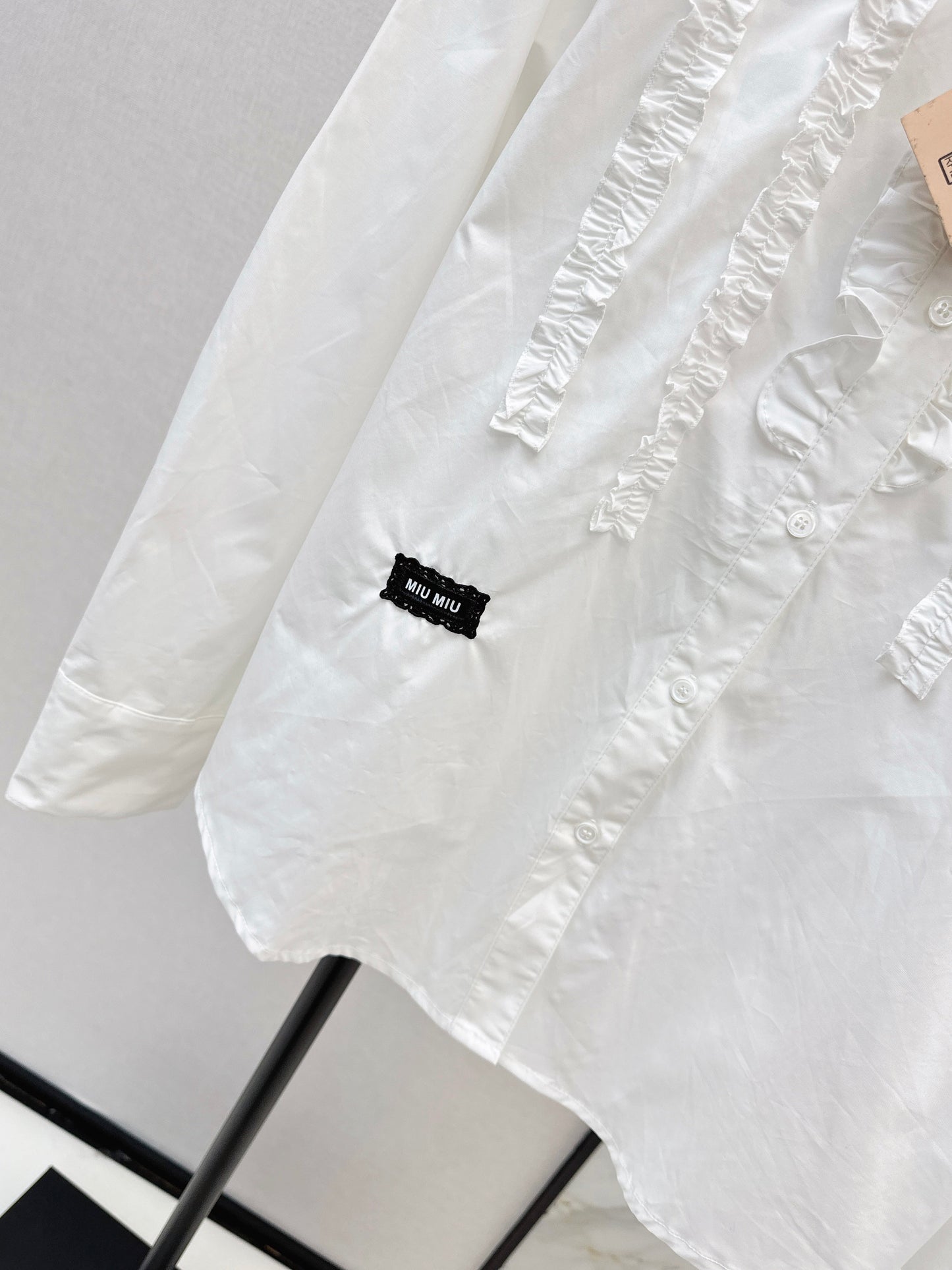 26SS NEW ruffle-trim lace shirts