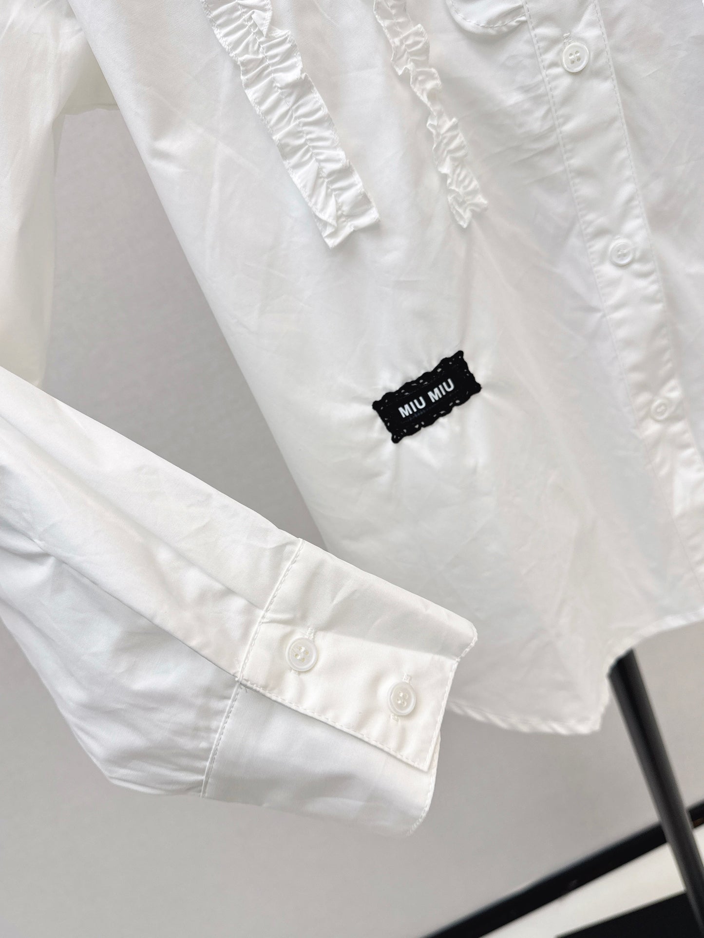 26SS NEW ruffle-trim lace shirts