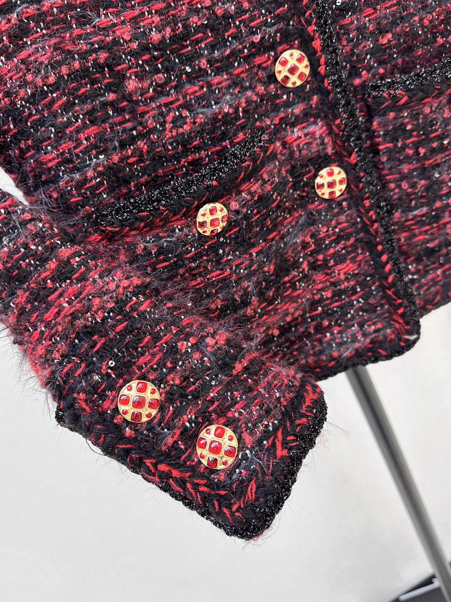 26SS NEW woven tweed jacket