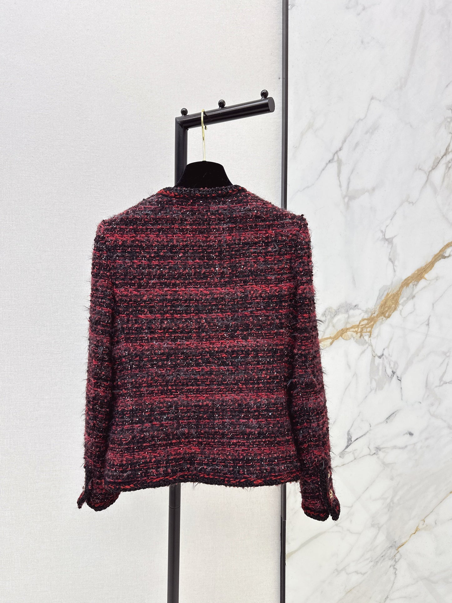 26SS NEW woven tweed jacket