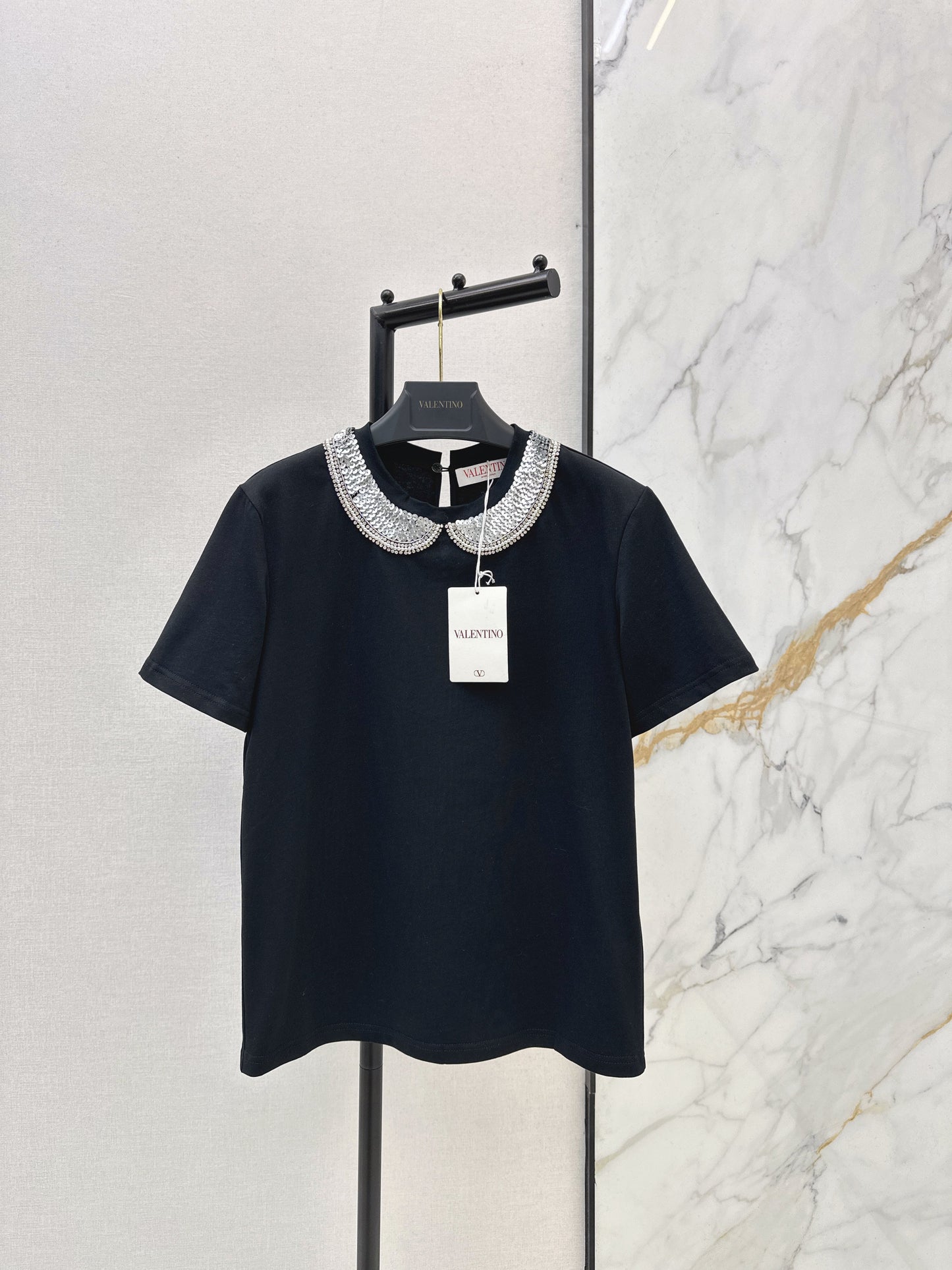26SS NEW embroidery sequins t-shirts