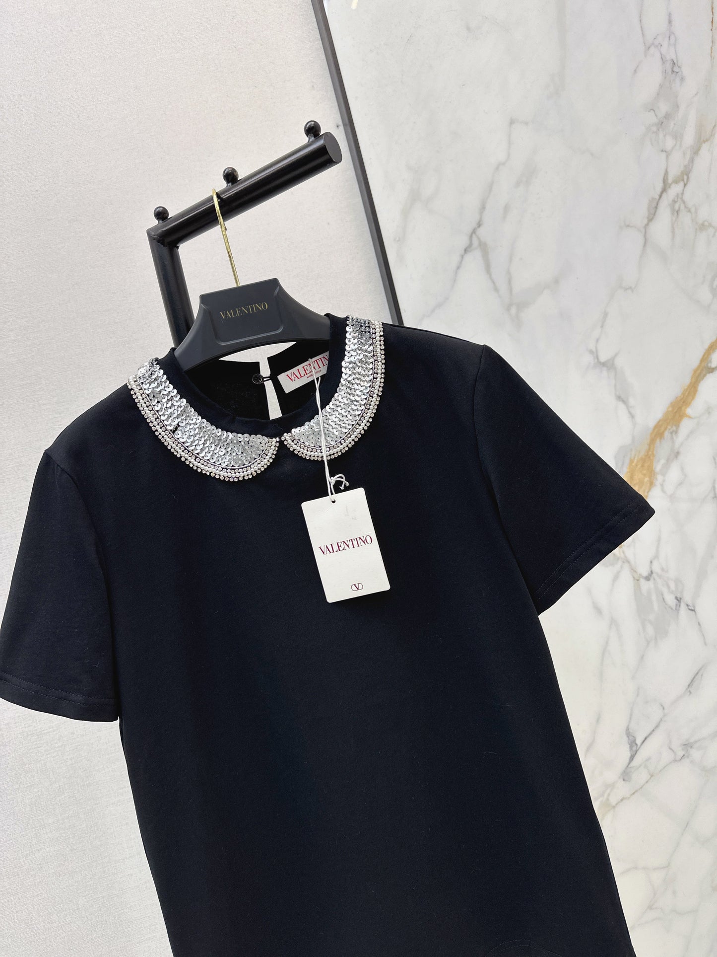 26SS NEW embroidery sequins t-shirts