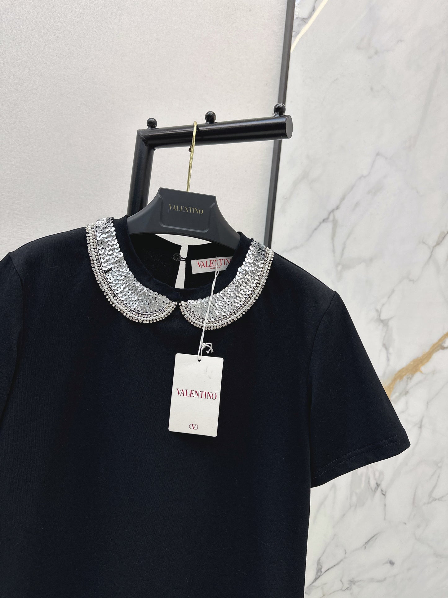 26SS NEW embroidery sequins t-shirts