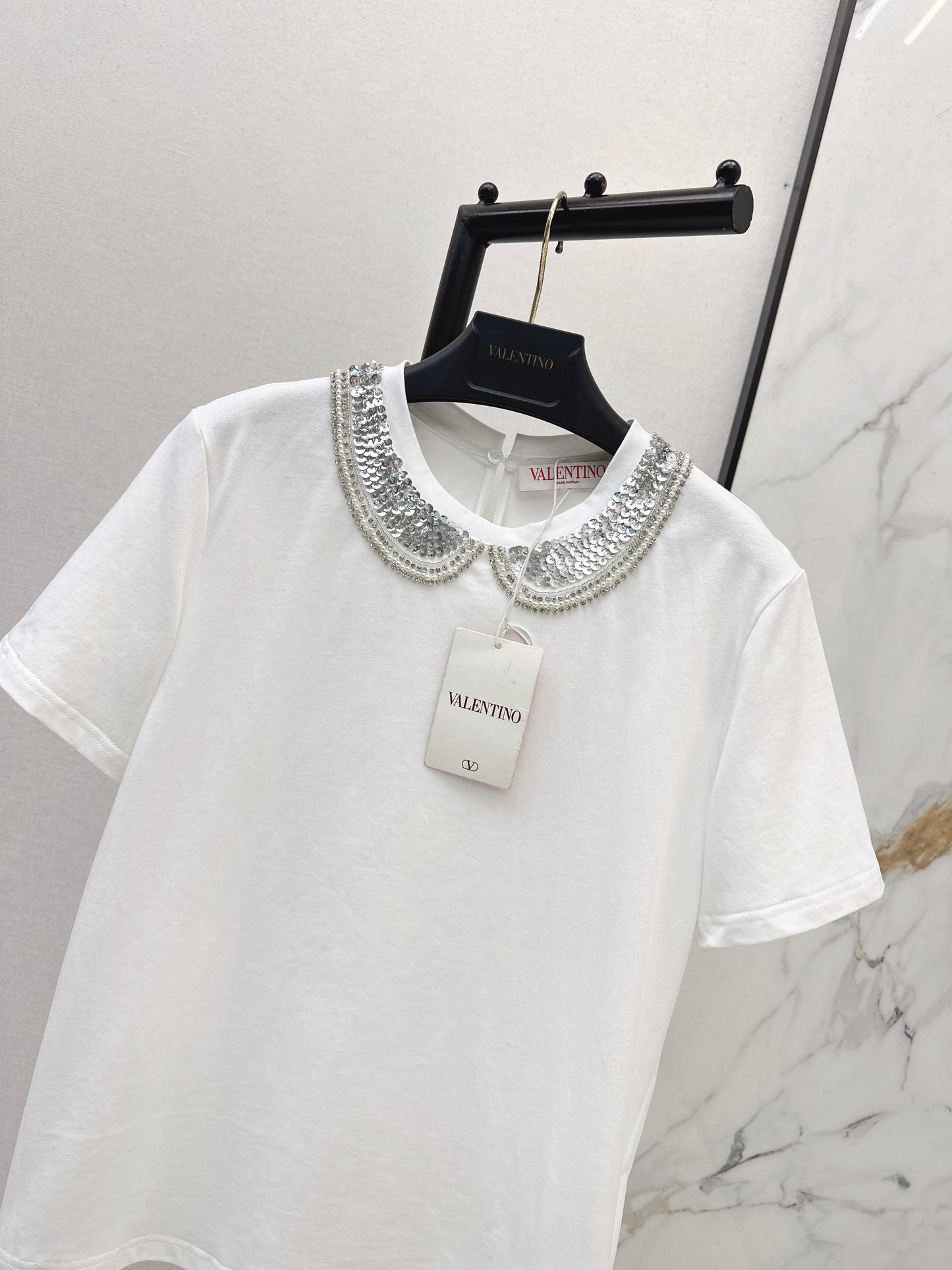 26SS NEW embroidery sequins t-shirts
