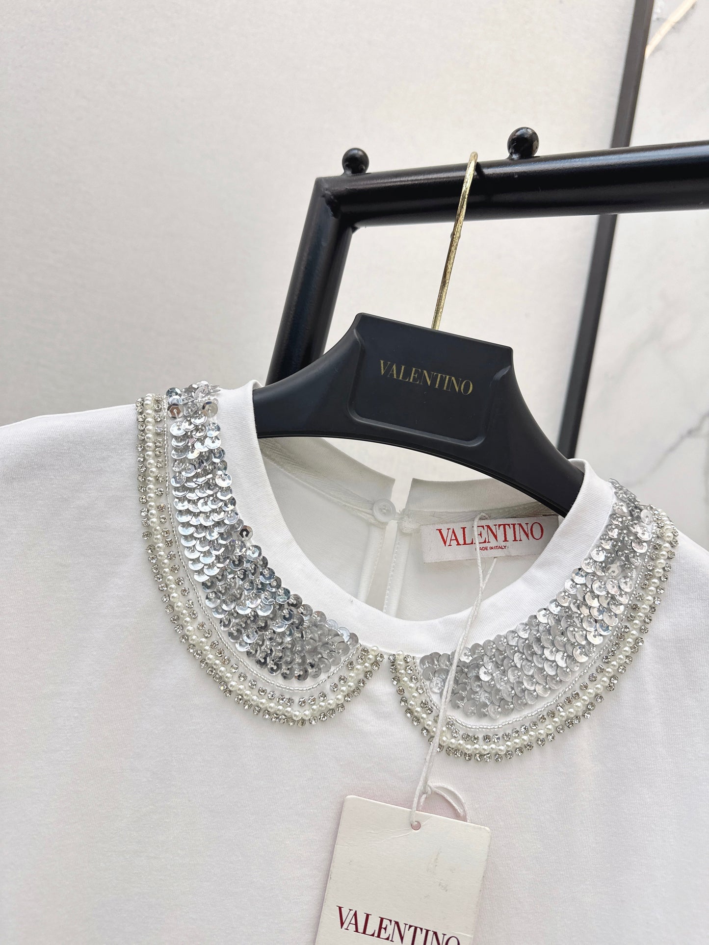 26SS NEW embroidery sequins t-shirts