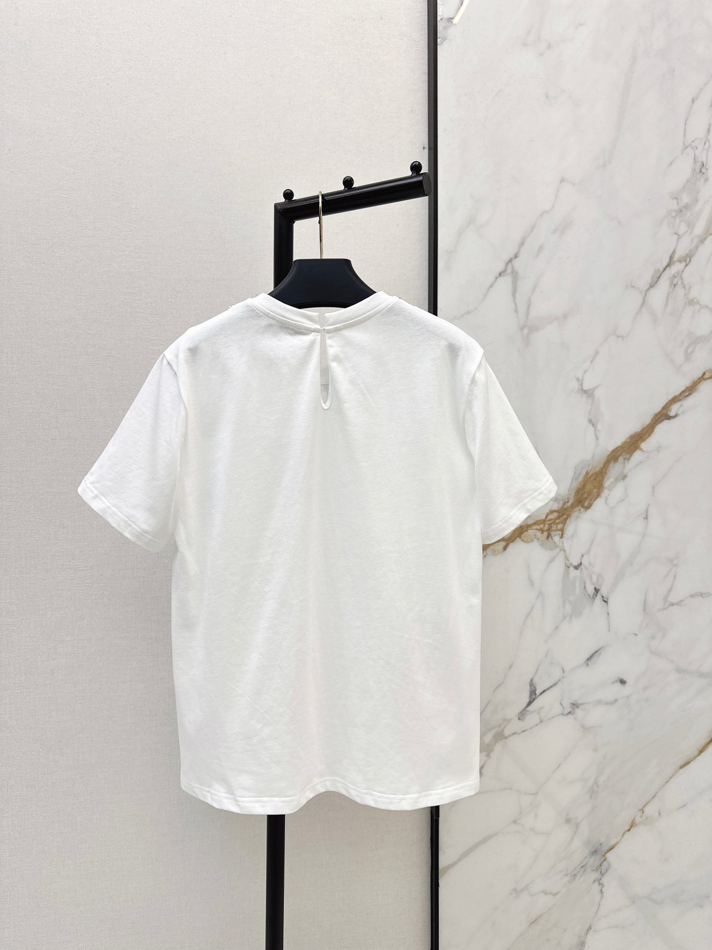 26SS NEW embroidery sequins t-shirts