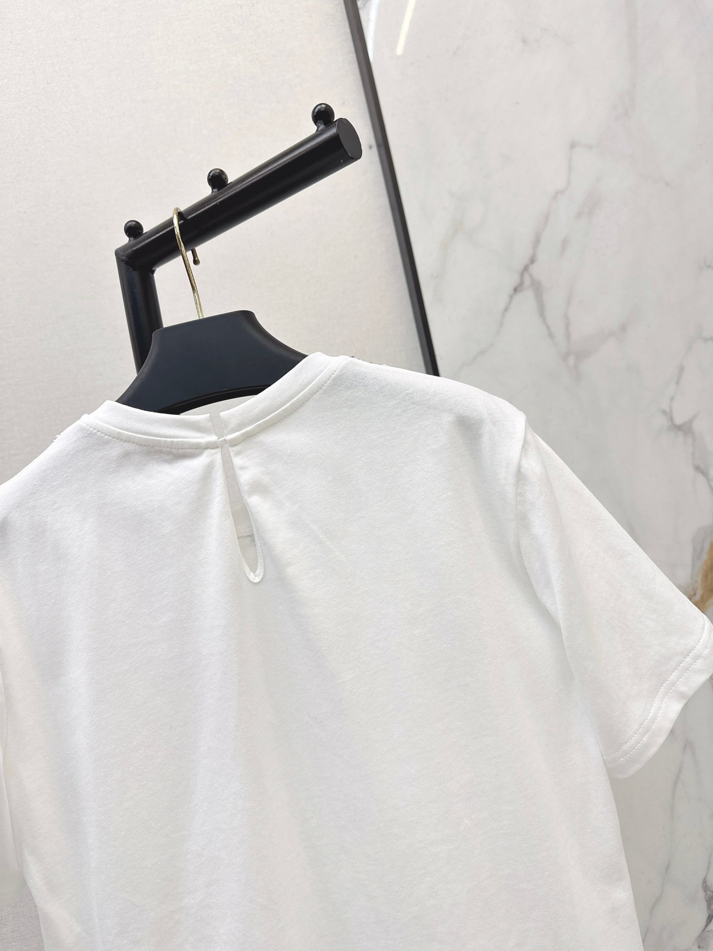 26SS NEW embroidery sequins t-shirts