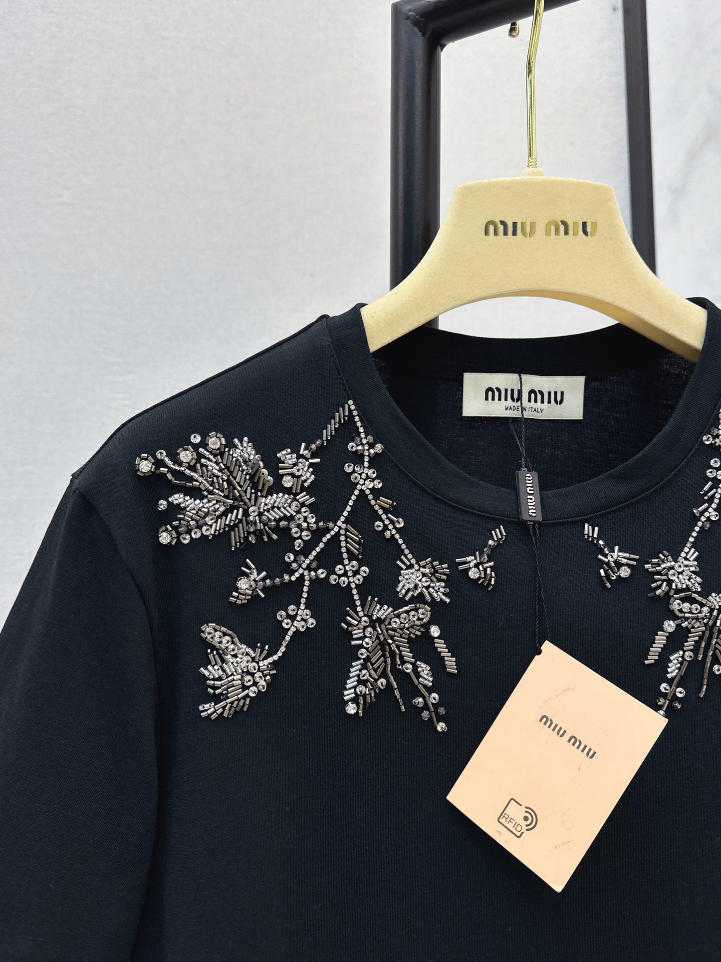 26SS NEW embroidery beading t-shirts