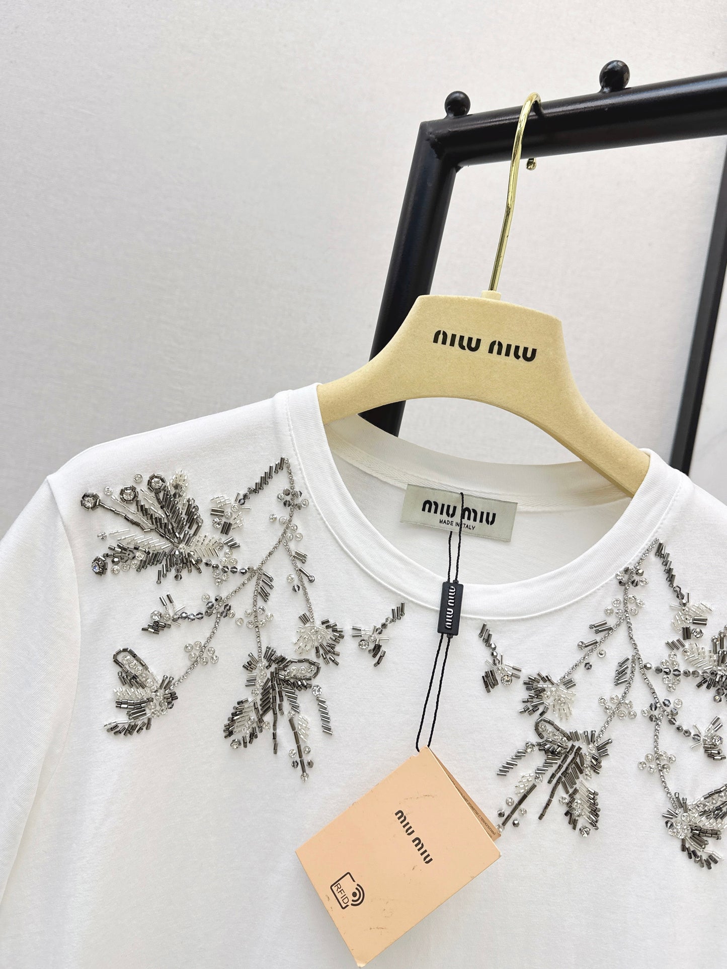 26SS NEW embroidery beading t-shirts