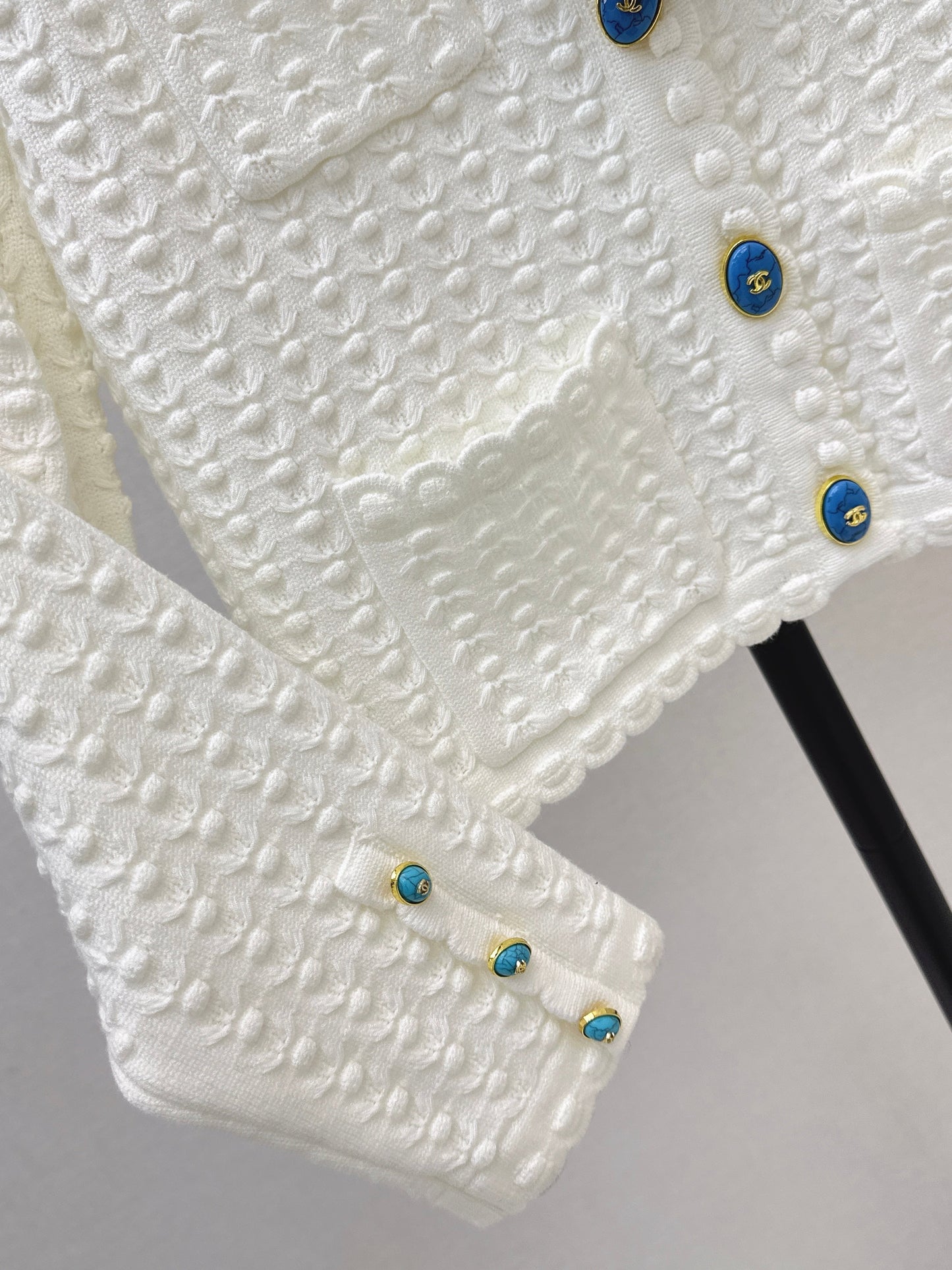 26SS NEW 3d texture knitted cardigan