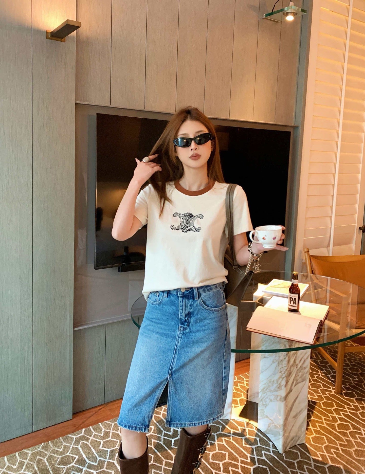 26SS NEUE bestickte T-Shirts