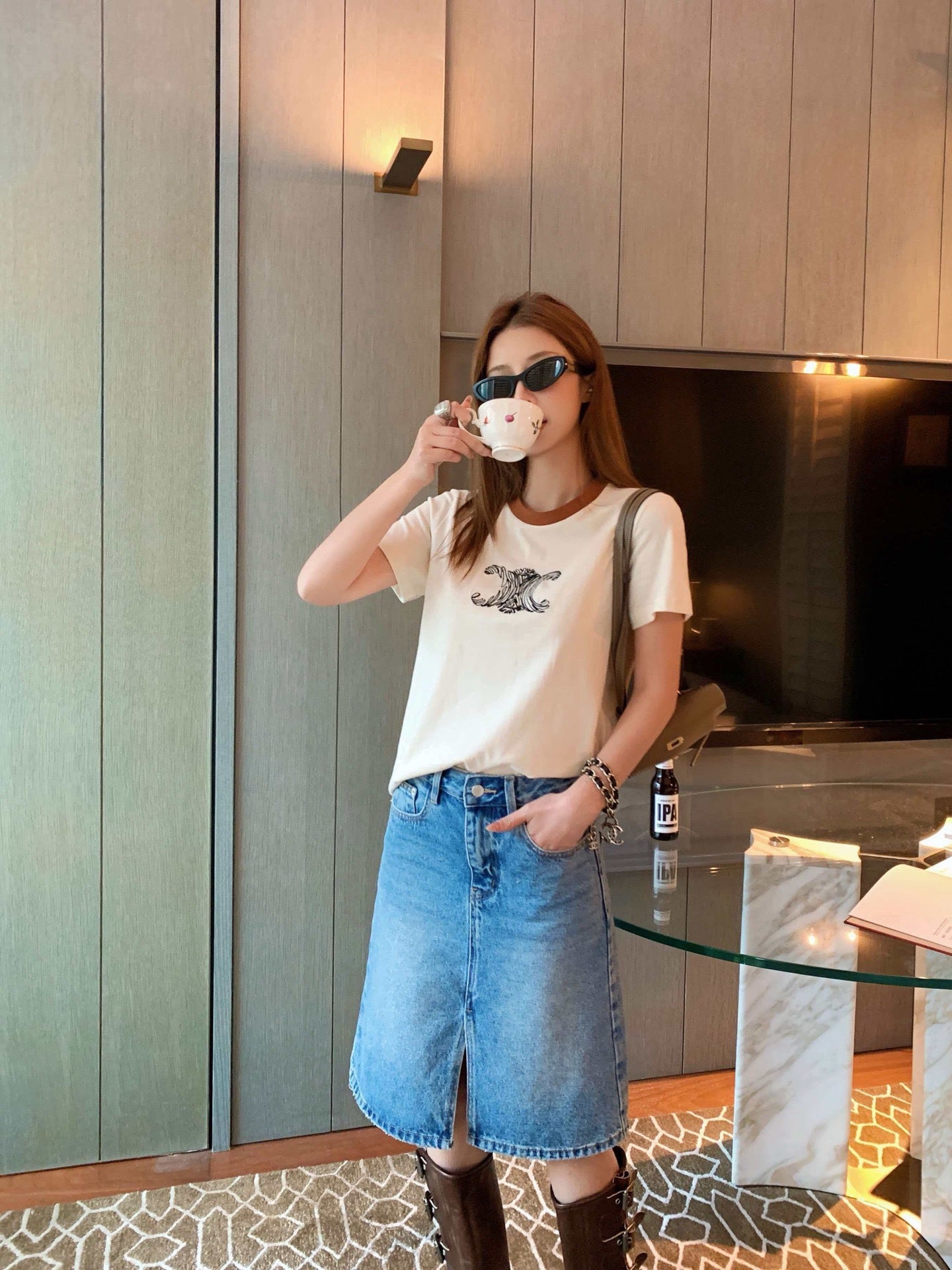 26SS NEUE bestickte T-Shirts