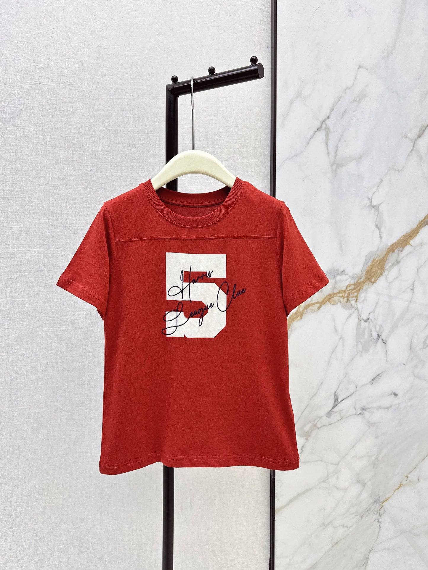 26SS NEW vintage embroidery t-shirts