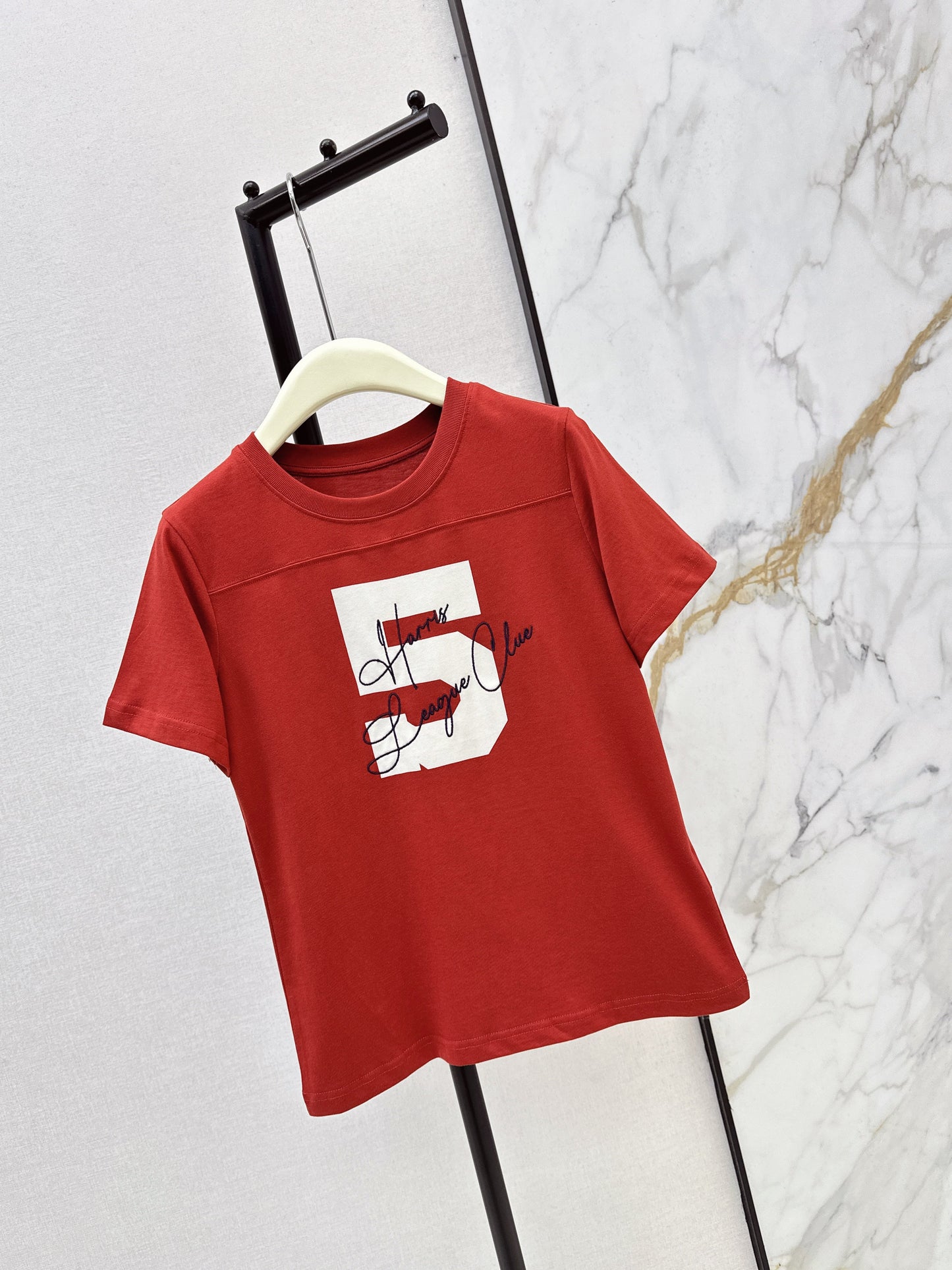 26SS NEW vintage embroidery t-shirts