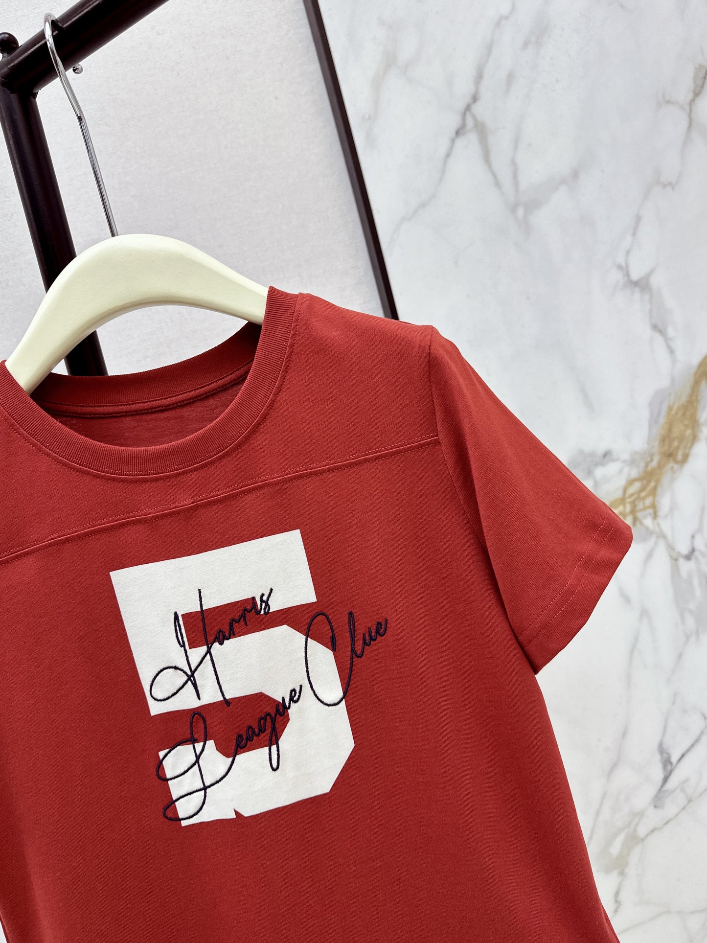 26SS NEW vintage embroidery t-shirts