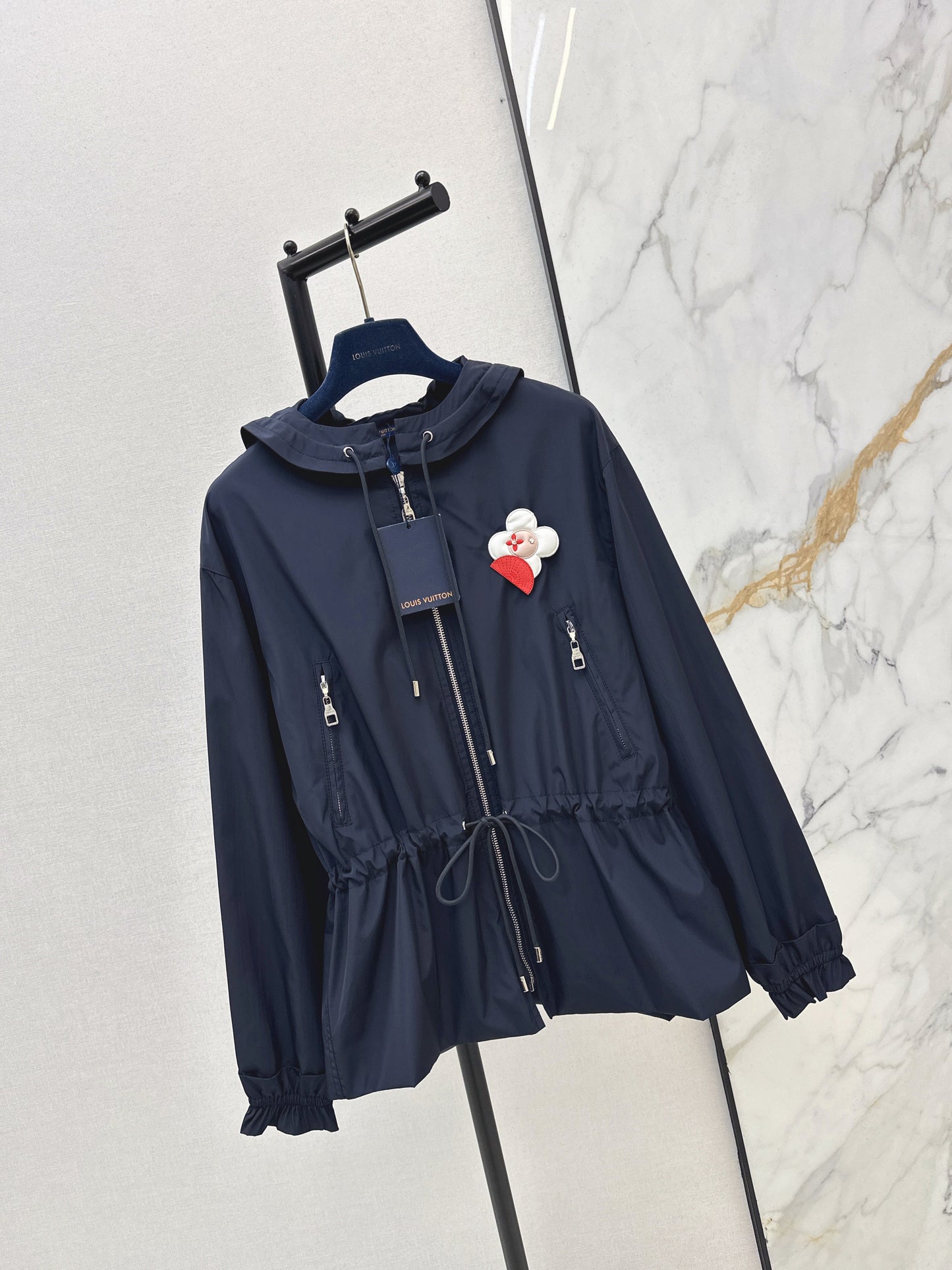 26SS NEW hooded drawstring jacket