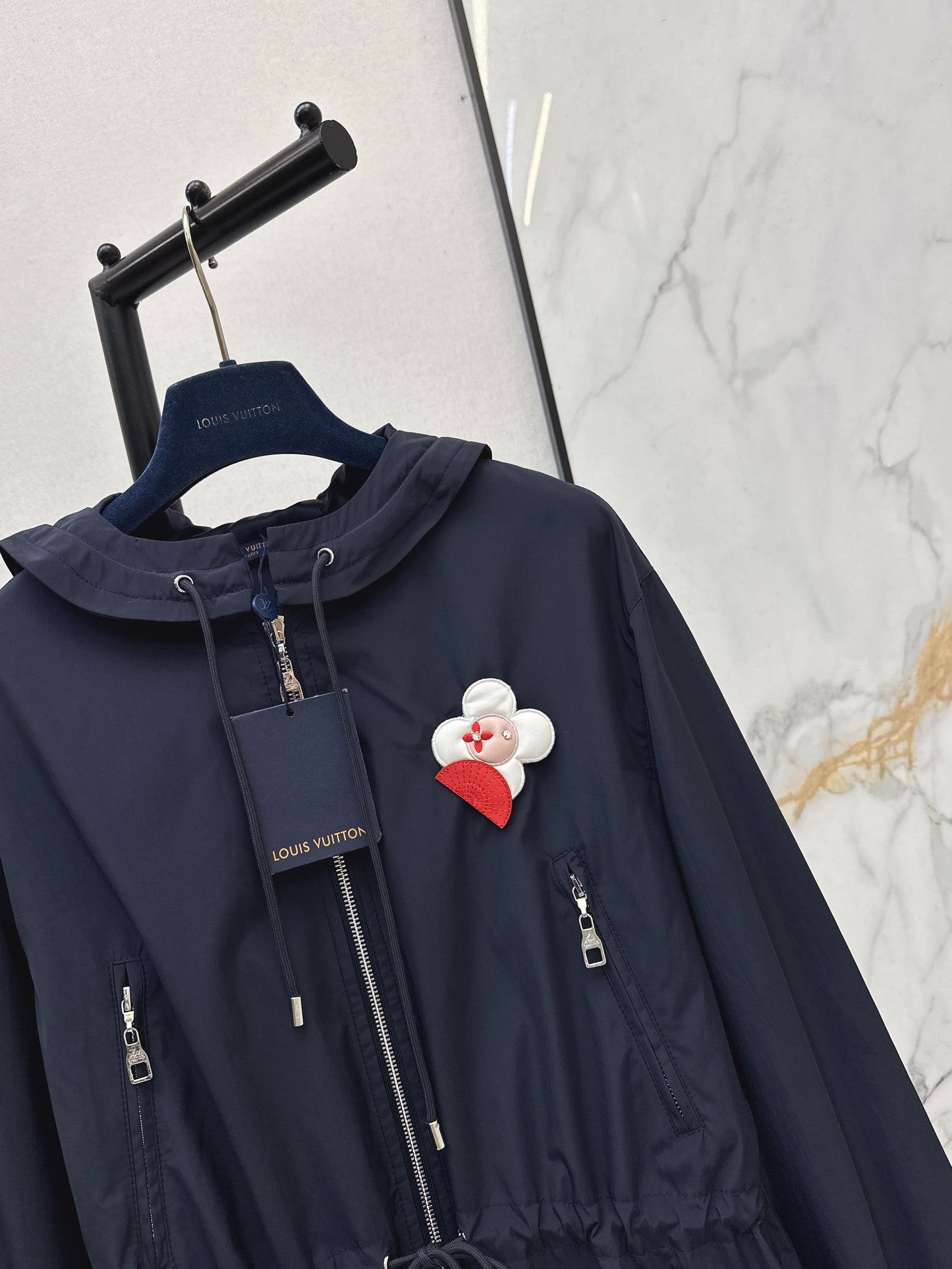 26SS NEW hooded drawstring jacket