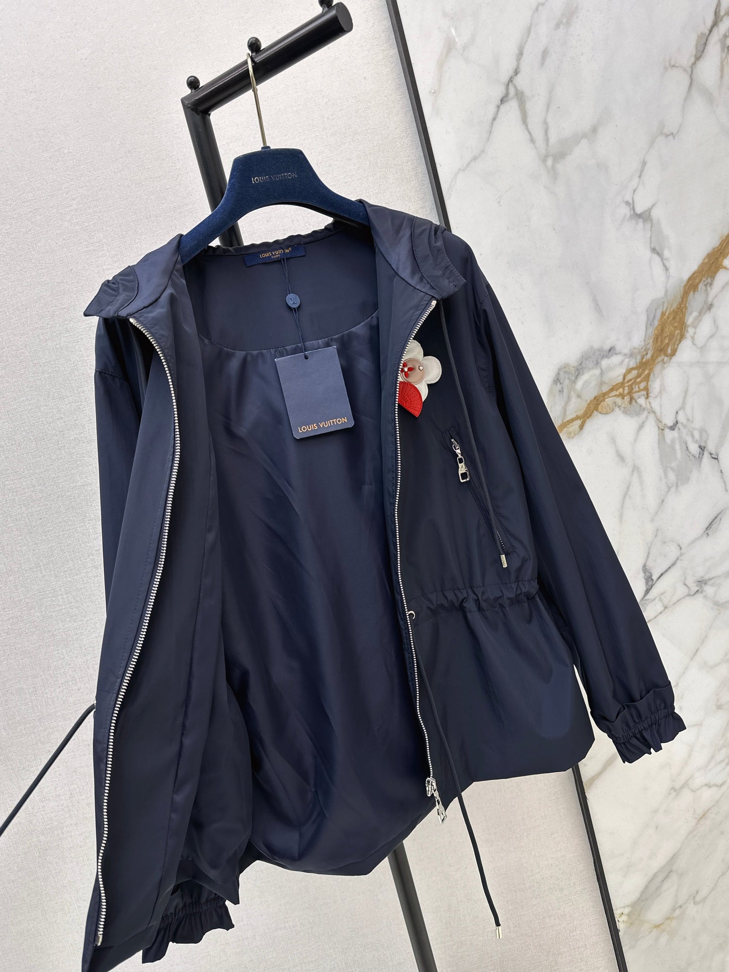 26SS NEW hooded drawstring jacket