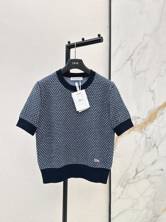 26SS NEW knitted short sleeve sweater