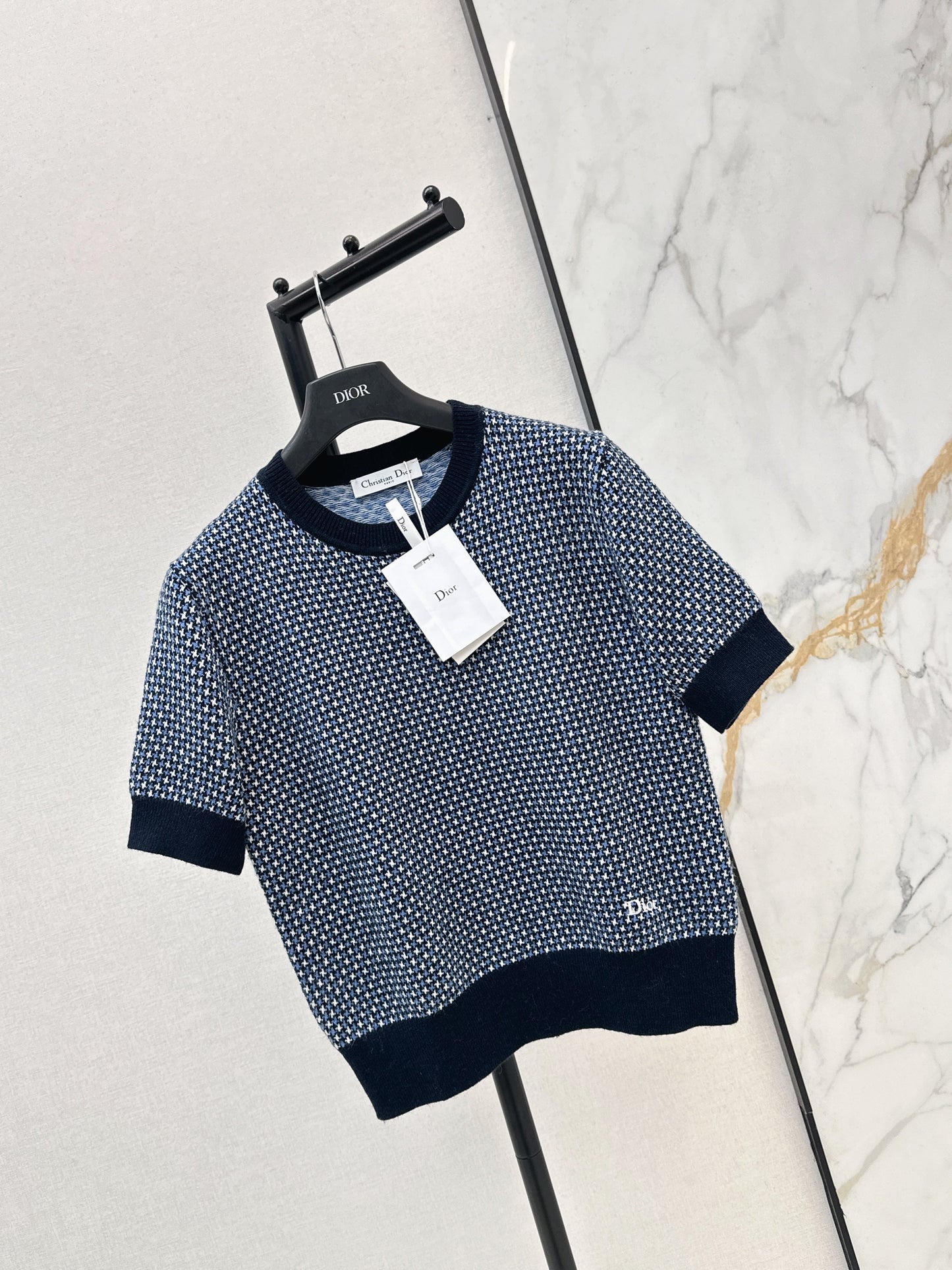 26SS NEW knitted short sleeve sweater