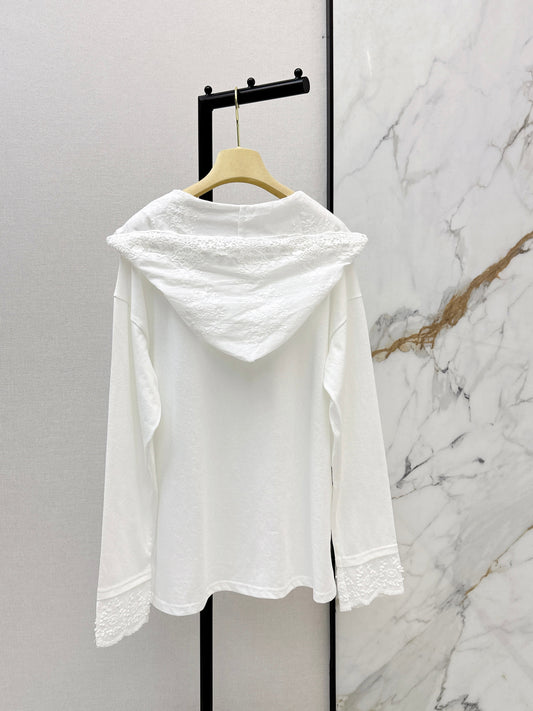 26SS NEW lace hooded shirts