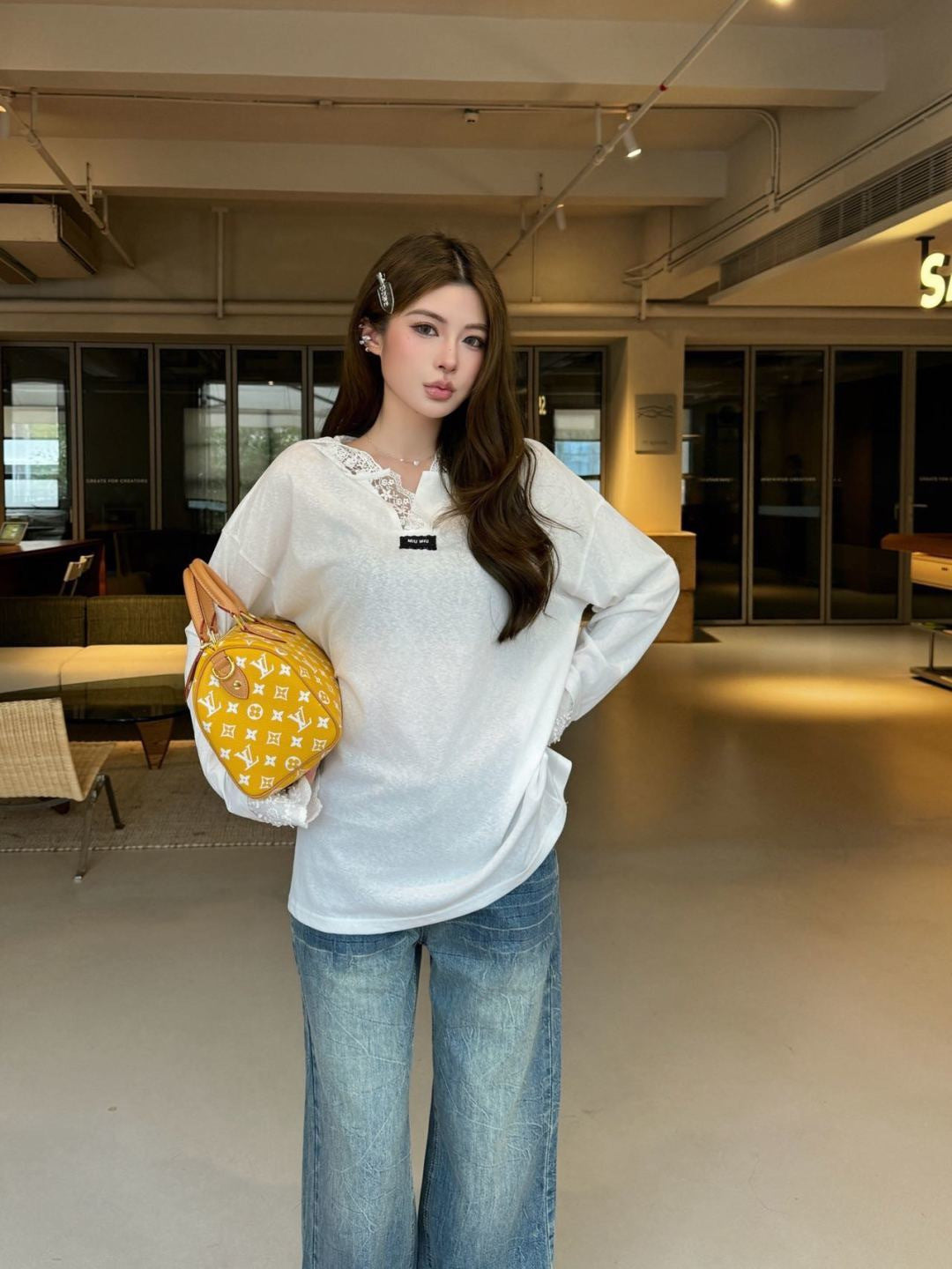 26SS NEW lace hooded shirts