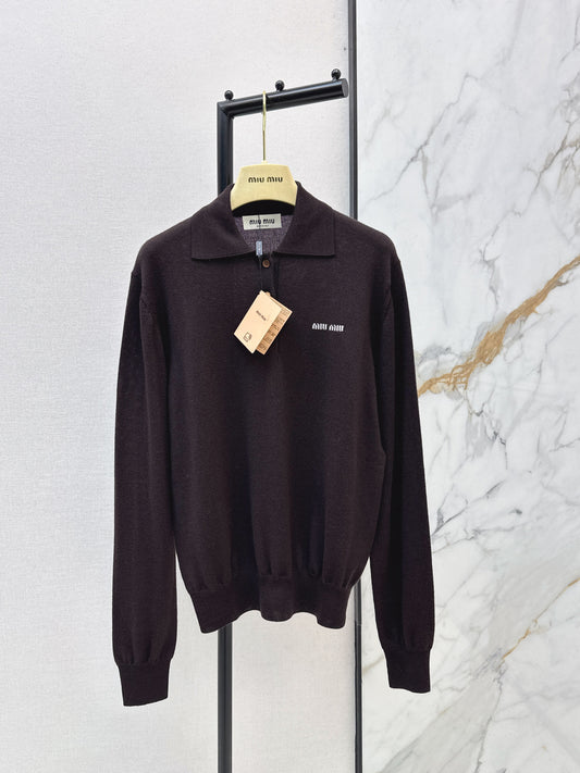 26SS NEW jacquard polo sweater
