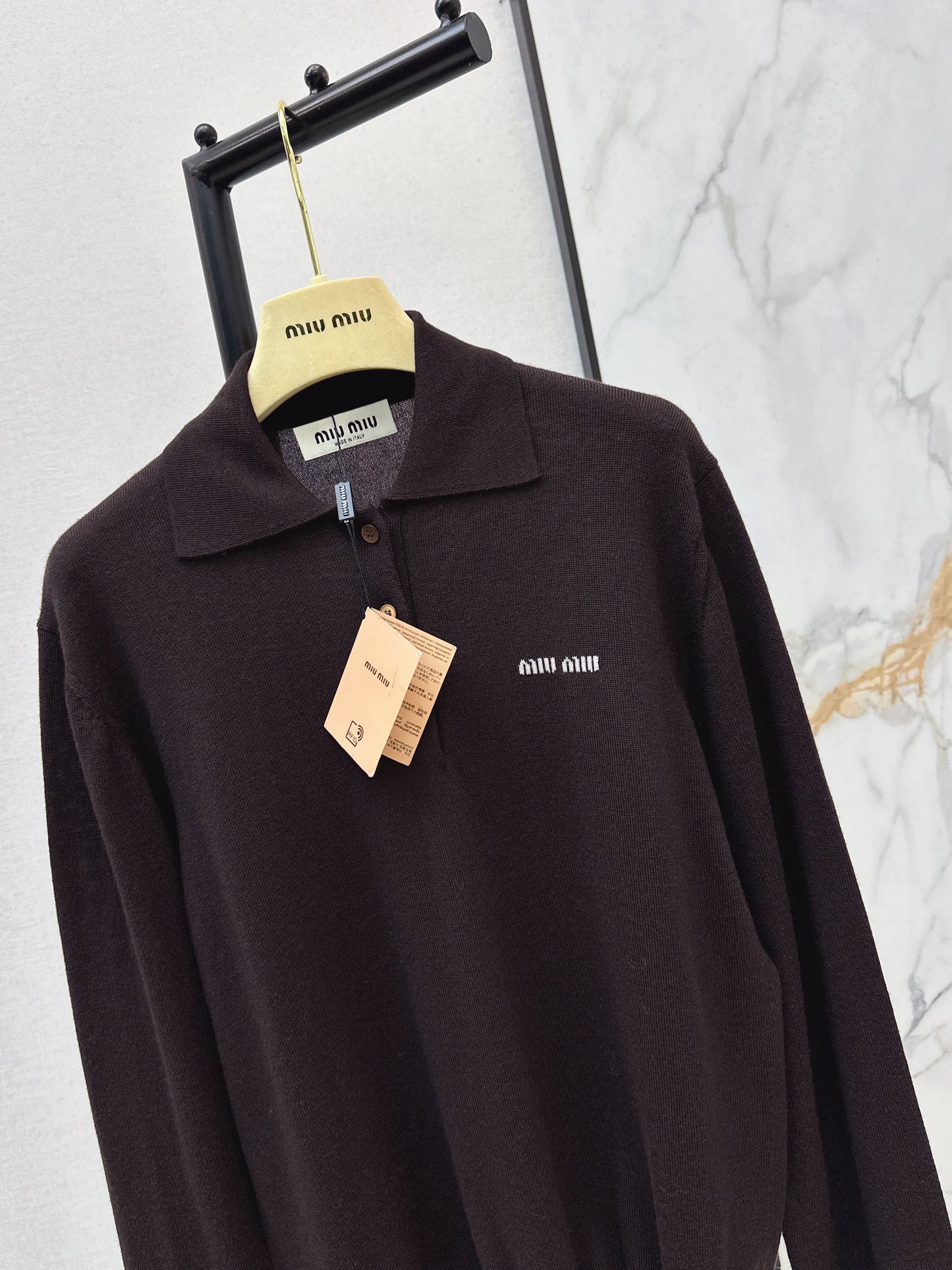 26SS NEW jacquard polo sweater